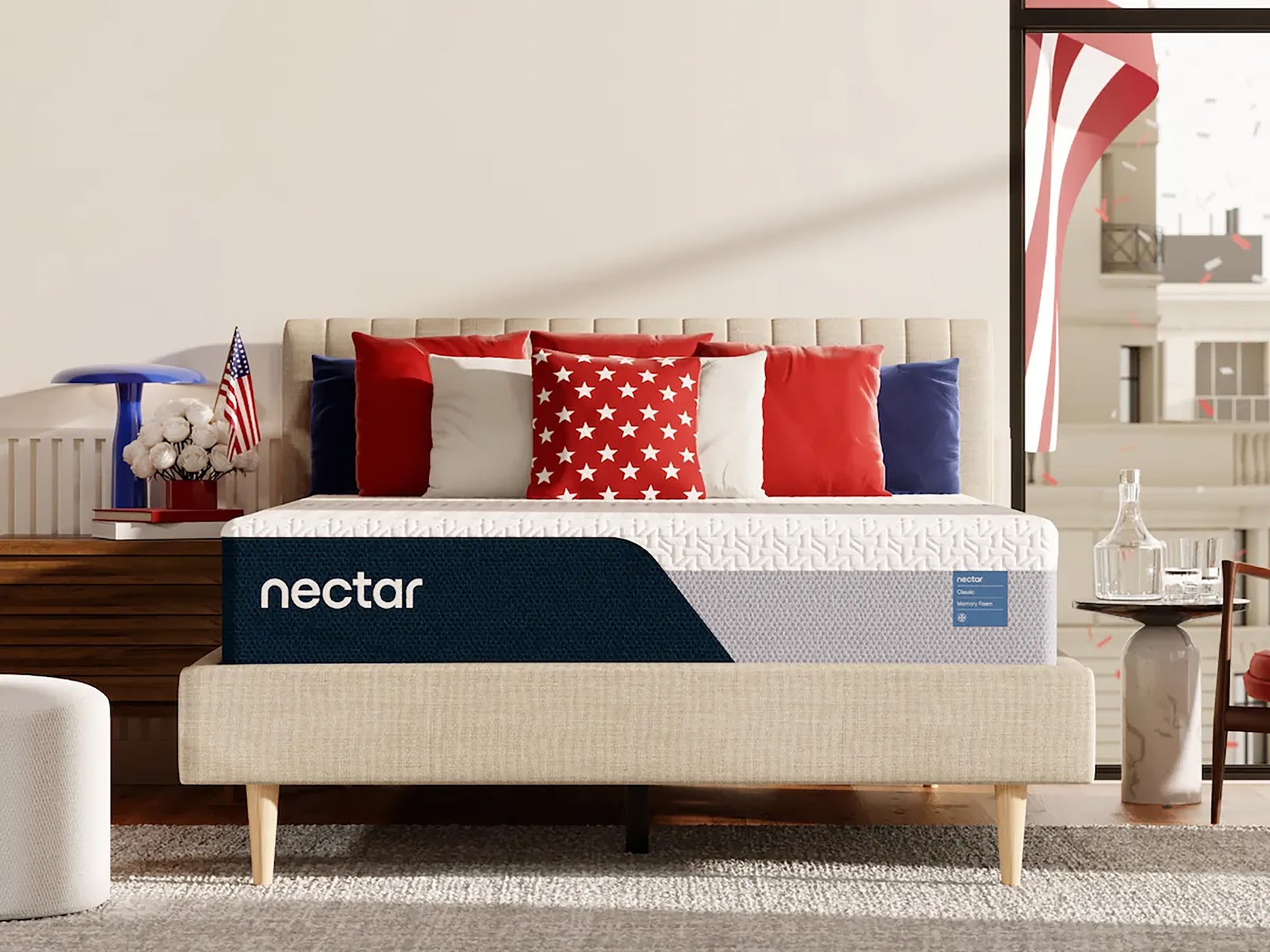 Nectar Classic Memory Foam 5.1 White Queen Mattress - Ornate Home
