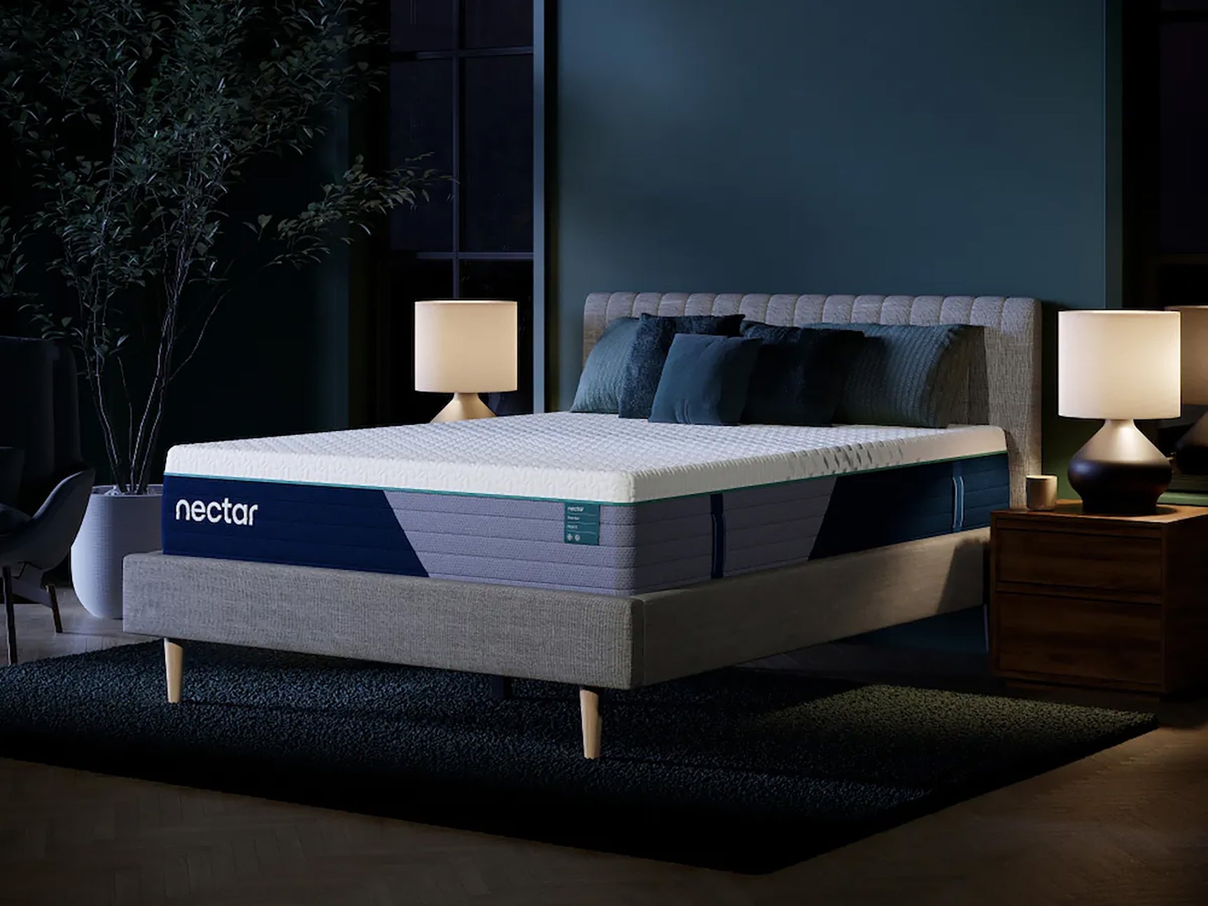 Nectar Premier Hybrid White Medium King Mattress - Ornate Home