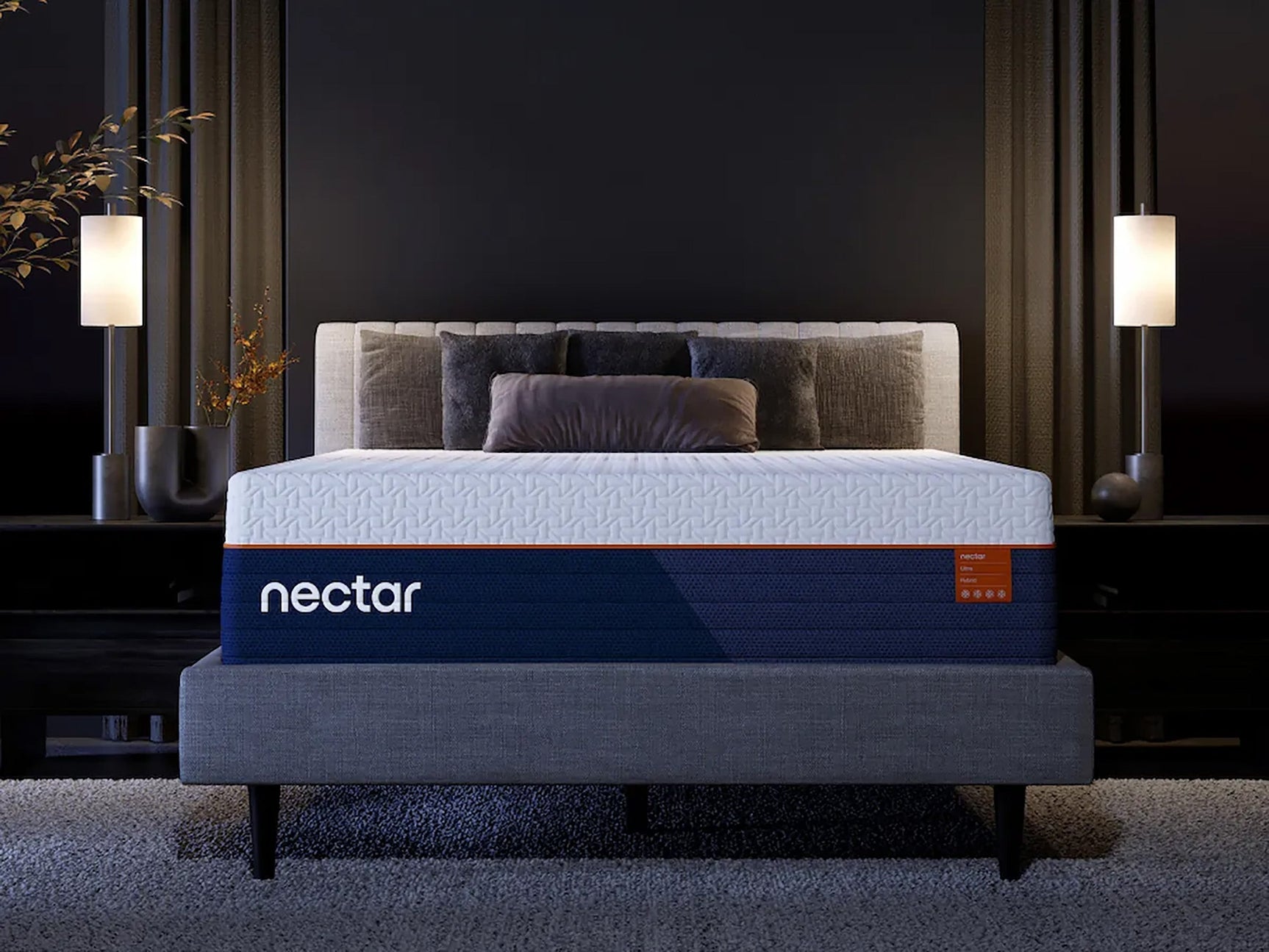 Nectar Ultra Hybrid 5.1 White King Mattress M14341CR - Ornate Home