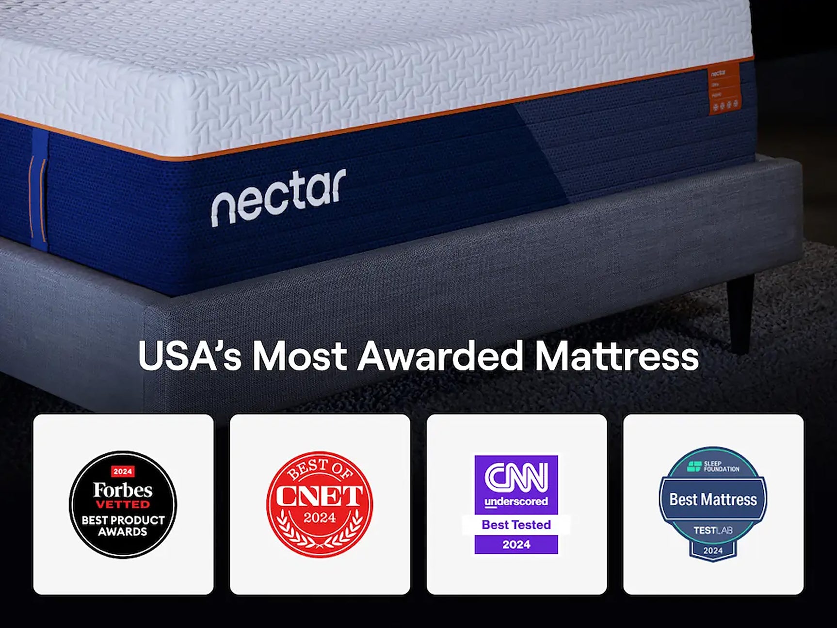 Nectar Ultra Hybrid 5.1 White King Mattress M14341CR - Ornate Home