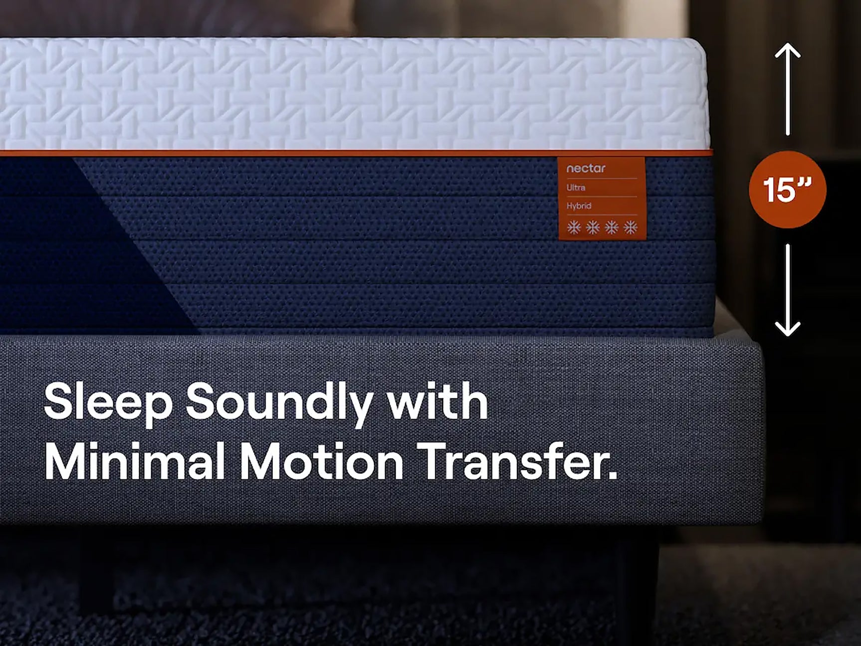 Nectar Ultra Hybrid 5.1 White King Mattress M14341CR - Ornate Home