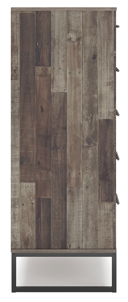 Neilsville Multi Gray Chest of Drawers - Ornate Home