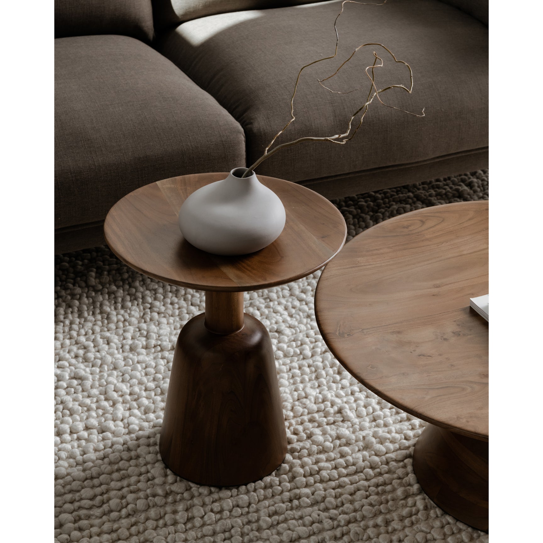 Nels Dark Brown Coffee Table - Ornate Home