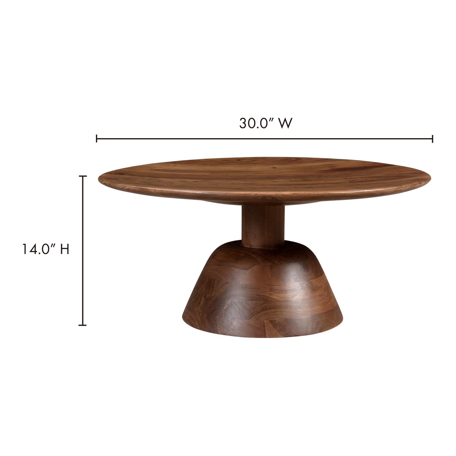 Nels Dark Brown Coffee Table - Ornate Home