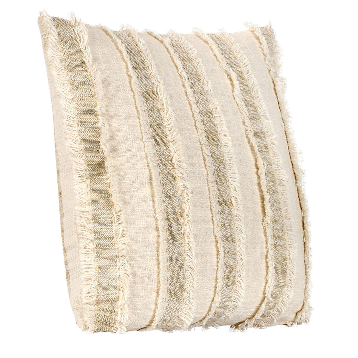 Nenna Natural/Ivory 22"x22" Throw Pillow (Set of 2)