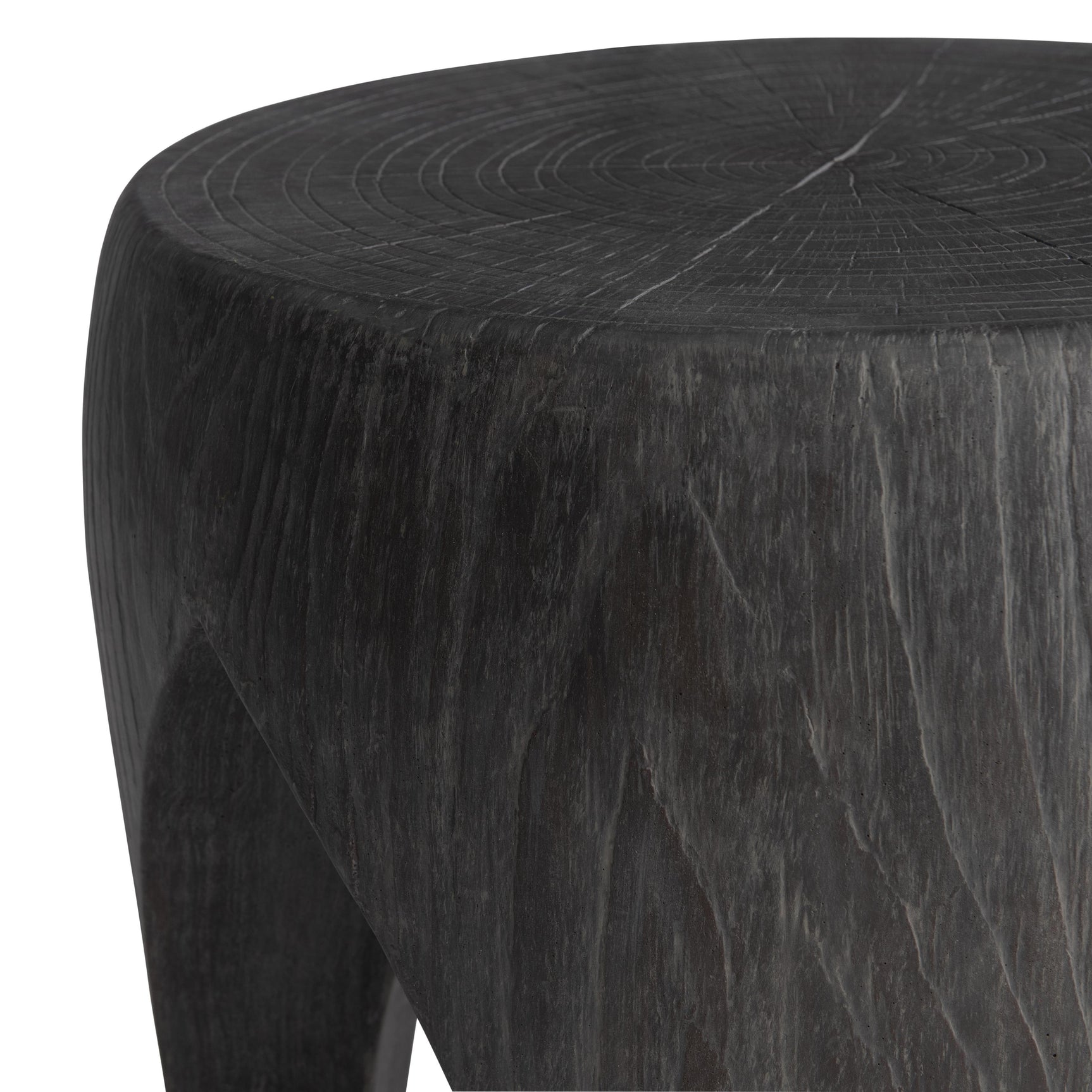 Neptune Dark Ash Outdoor Accent Table - Ornate Home