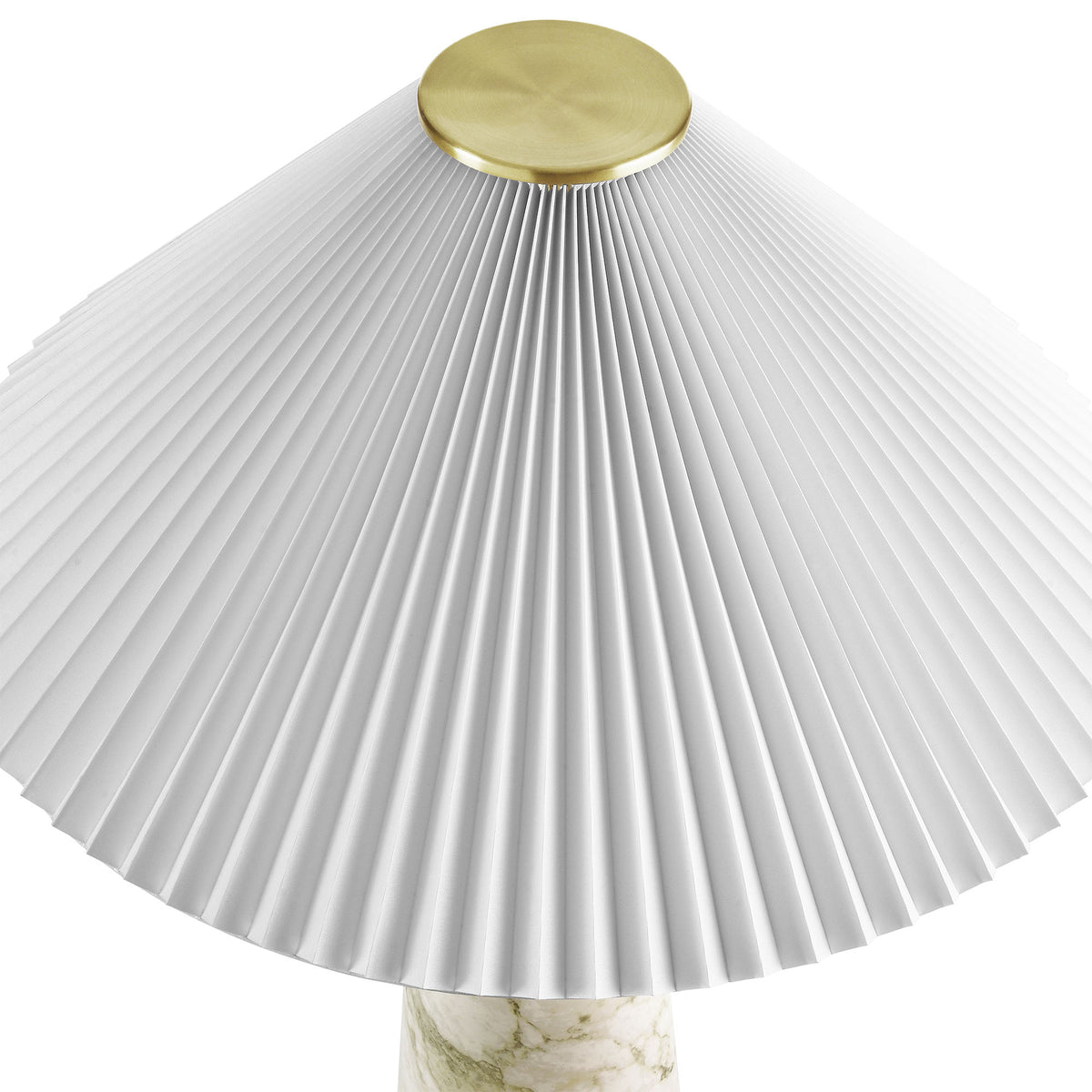 Nera White Marble Table Lamp - Ornate Home