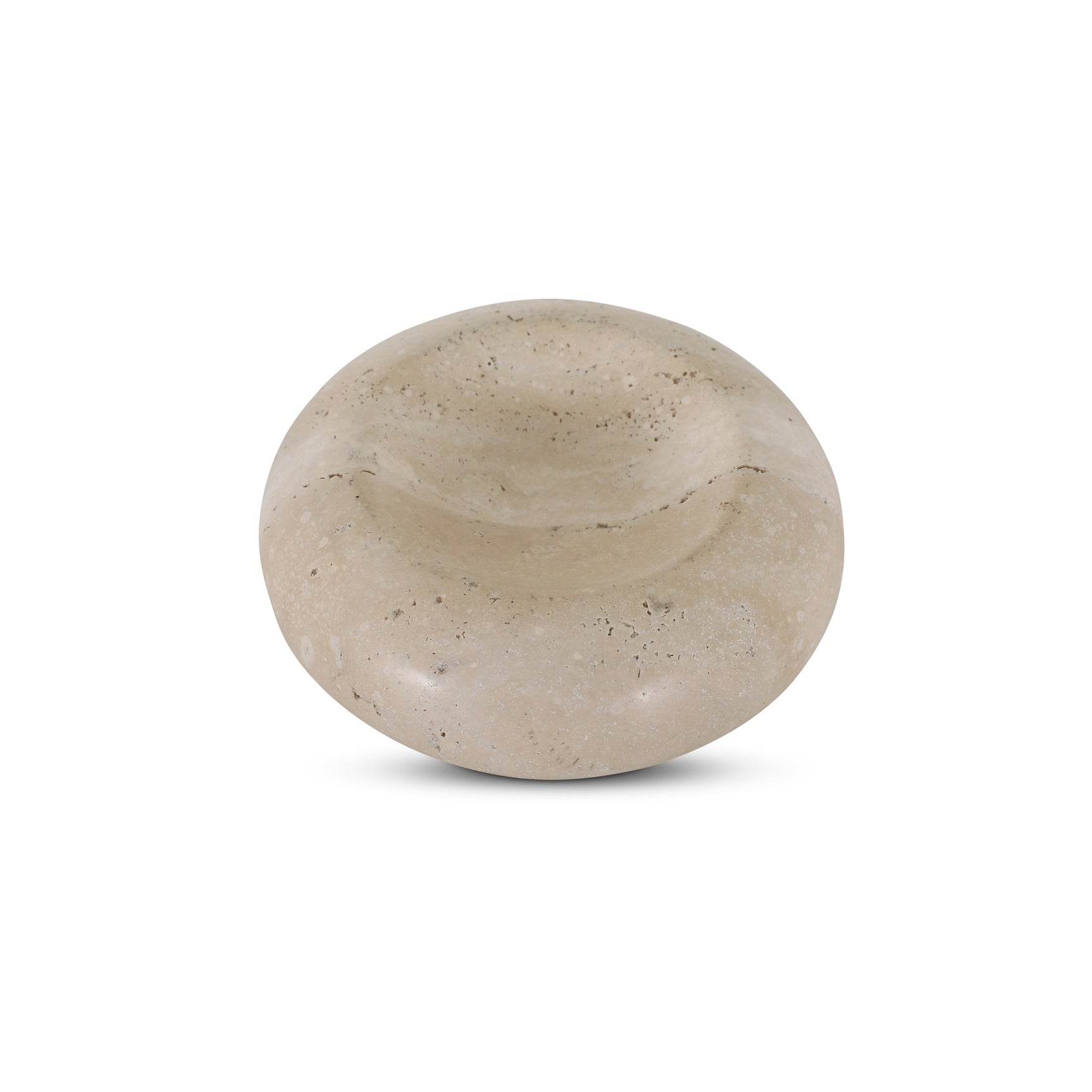 Neso Natural Travertine Catchall - Ornate Home