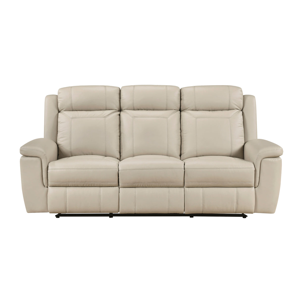 Nest Beige Double Reclining Sofa - Ornate Home