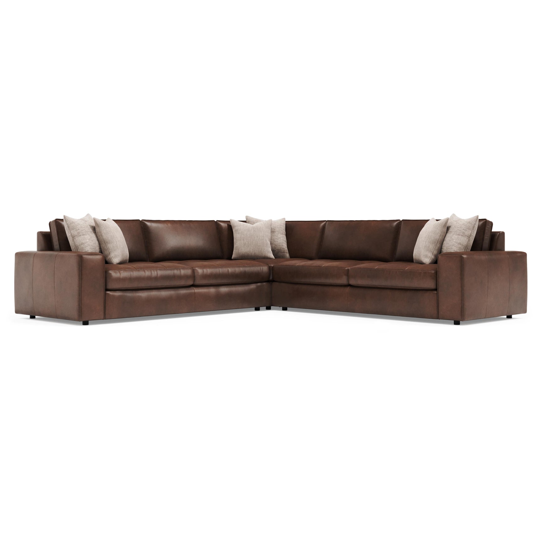 Nest Brown Sectional - Ornate Home