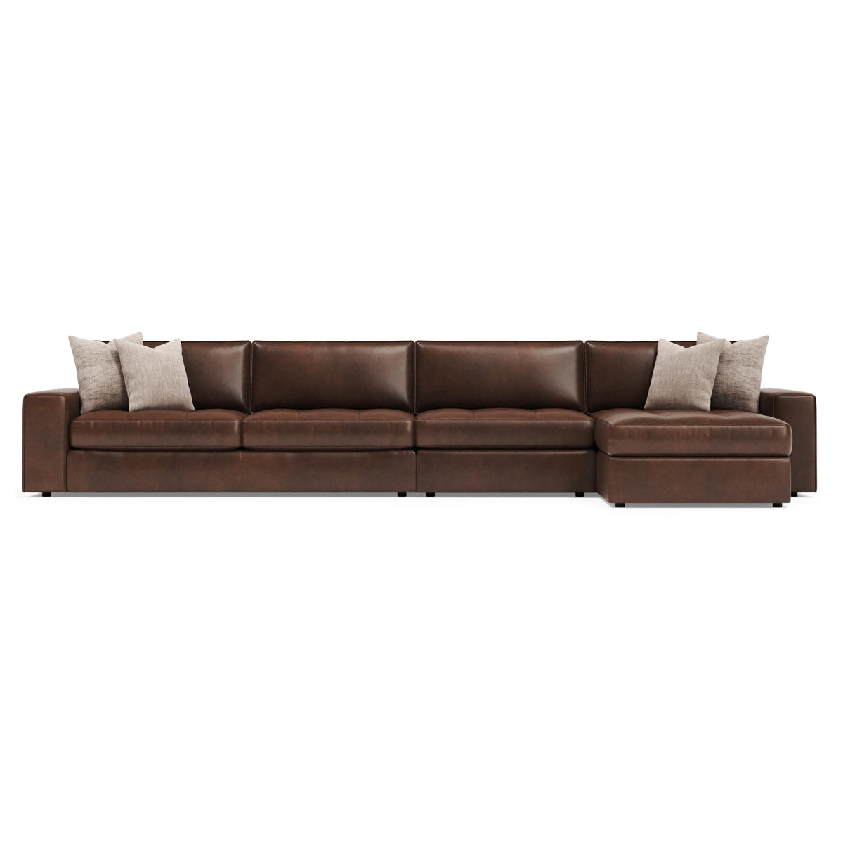 Nest Brown Sectional - Ornate Home