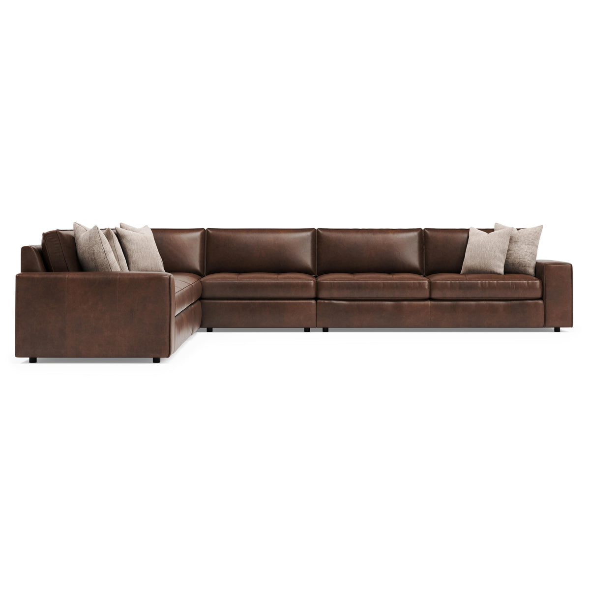Nest Brown Sectional - Ornate Home