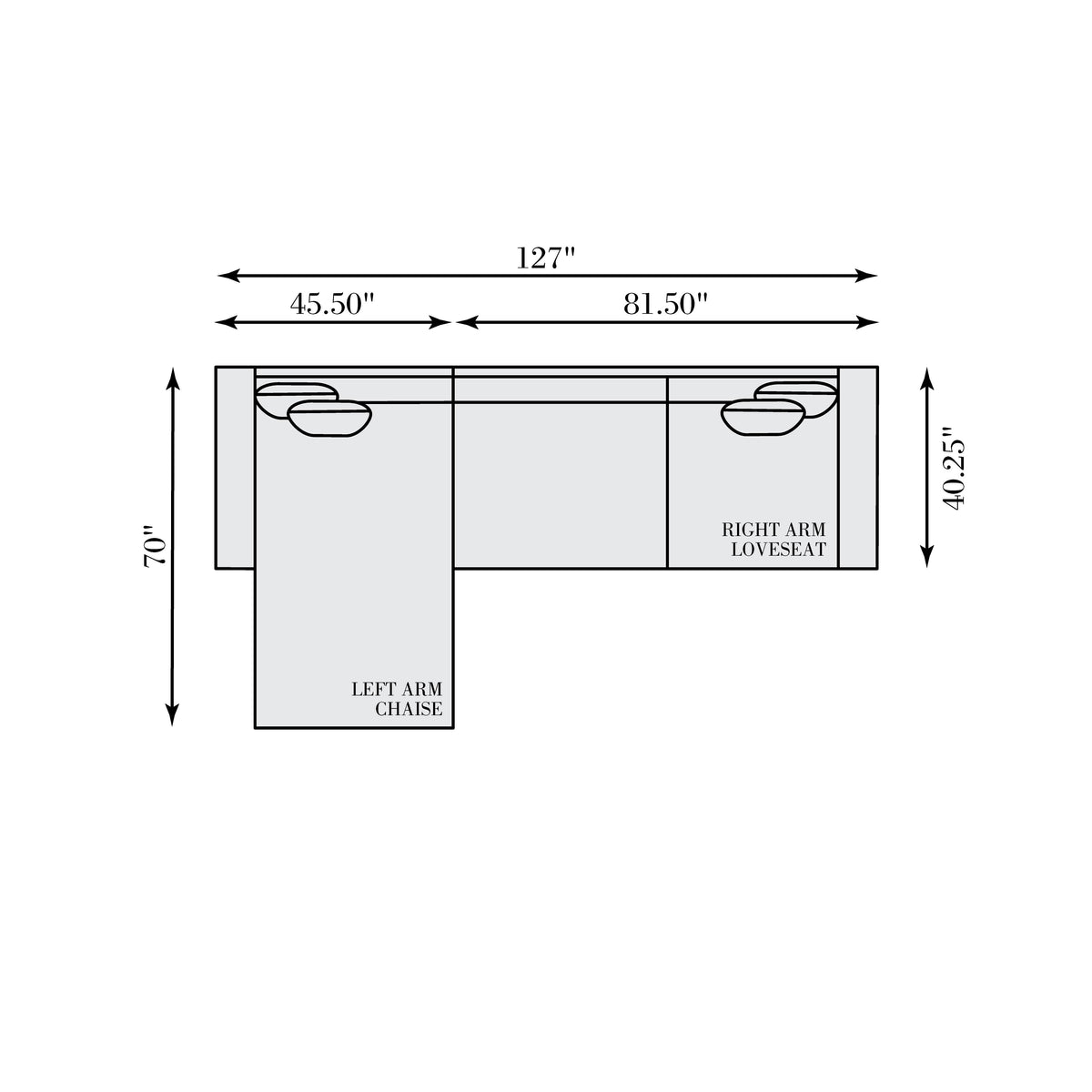 Nest Dark Brown/Espresso Sectional - Ornate Home