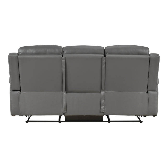 Nest Gray Double Reclining Sofa - Ornate Home