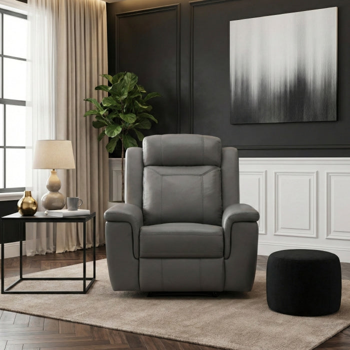 Nest Gray Reclining Chair - Ornate Home