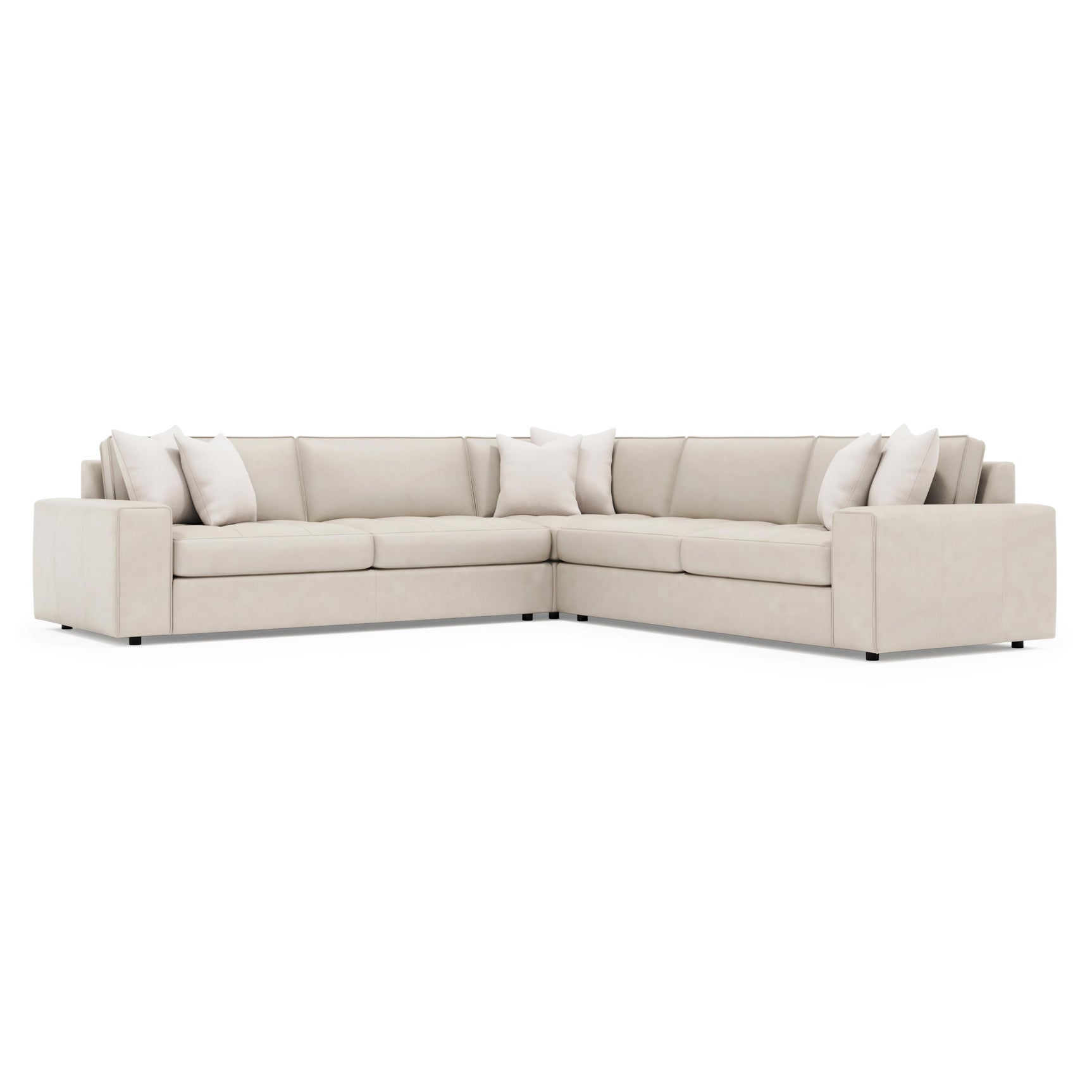 Nest White/Brown Sectional