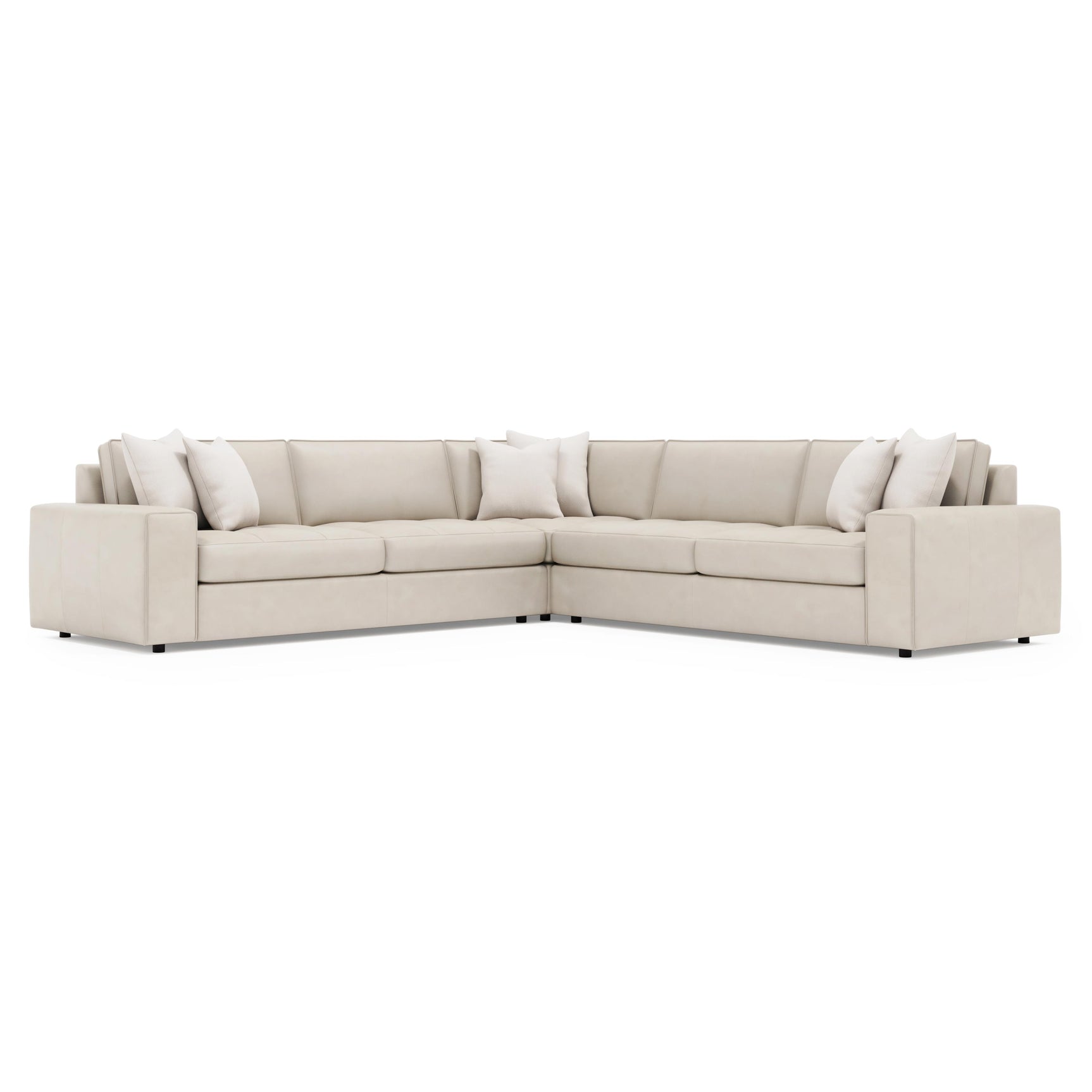 Nest White/Brown Sectional