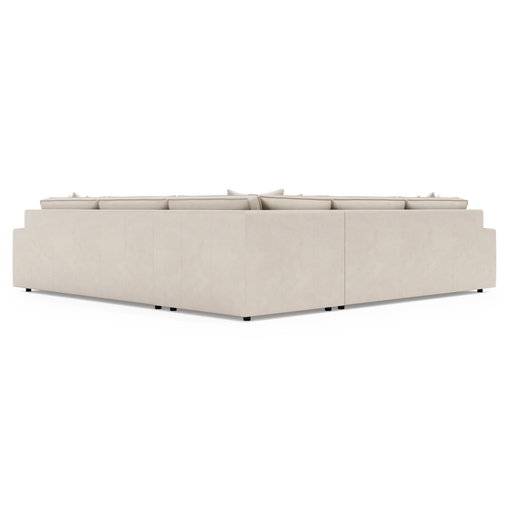 Nest White/Brown Sectional