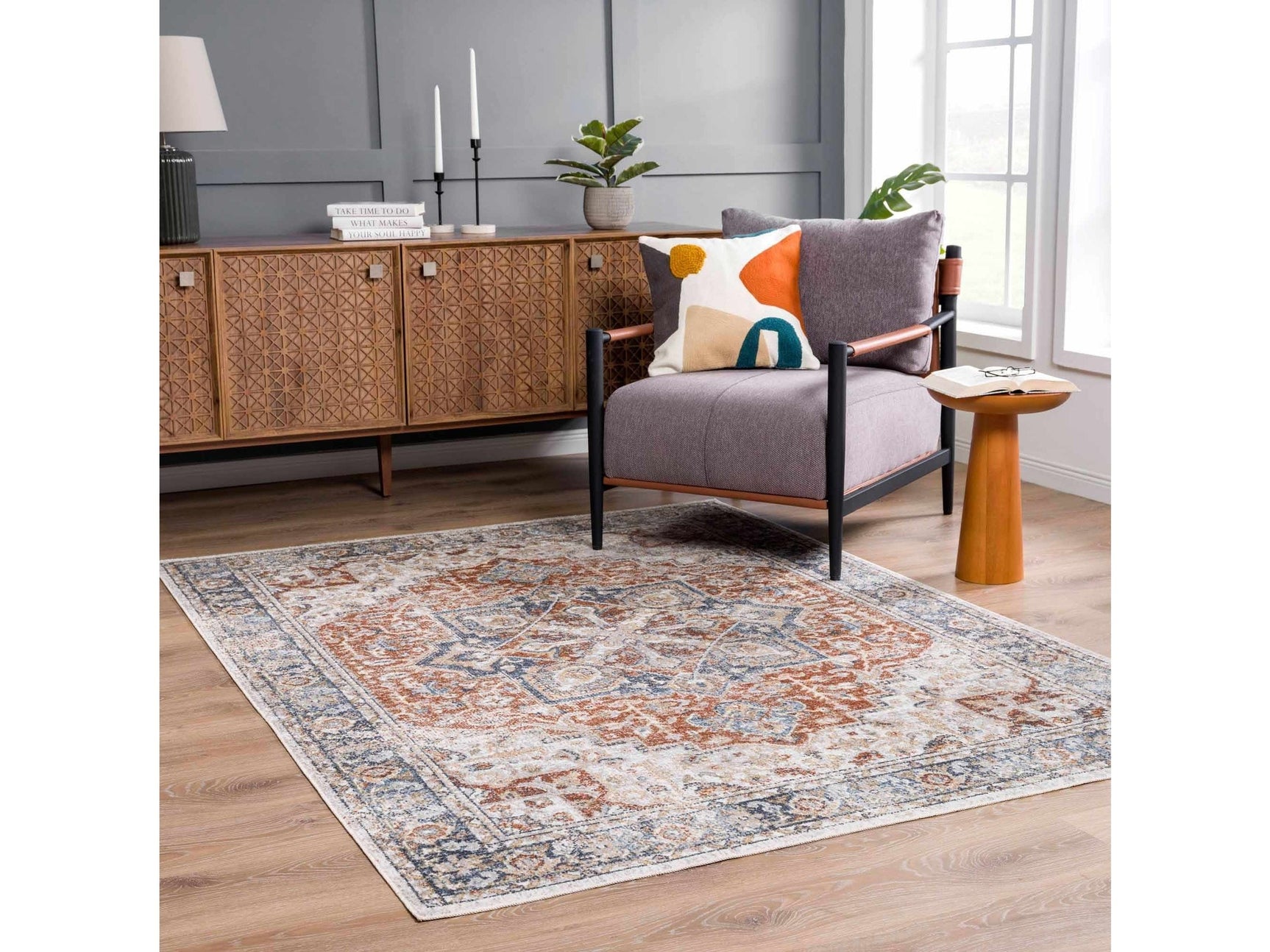 Neta Washable Area Rug - Ornate Home