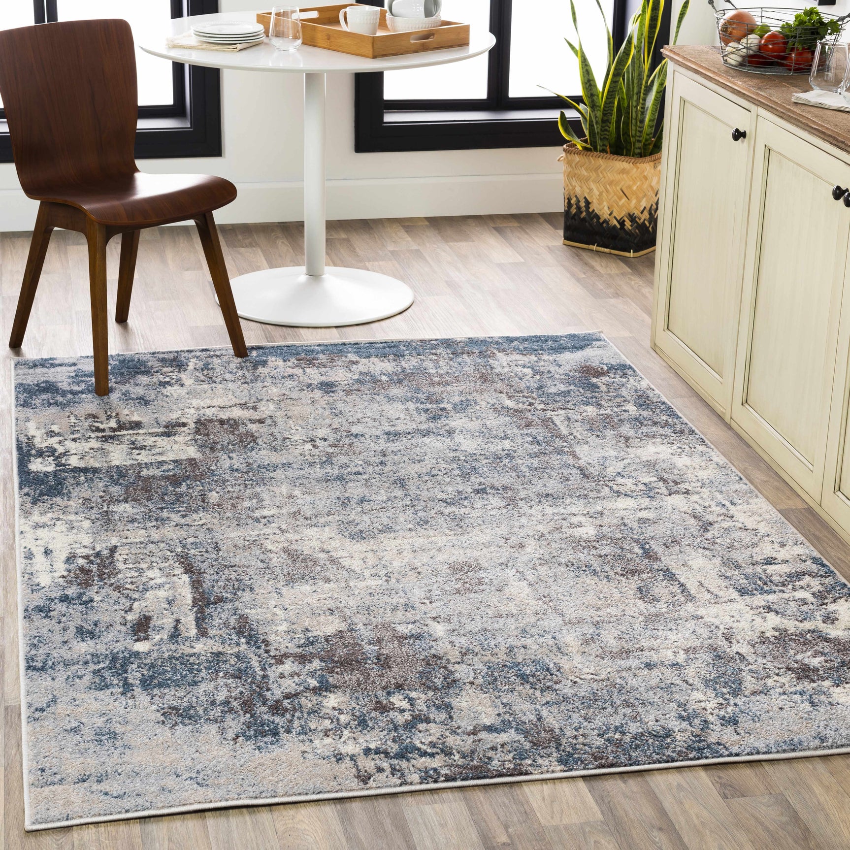 Netherfield Abstract Gray Rug - Ornate Home