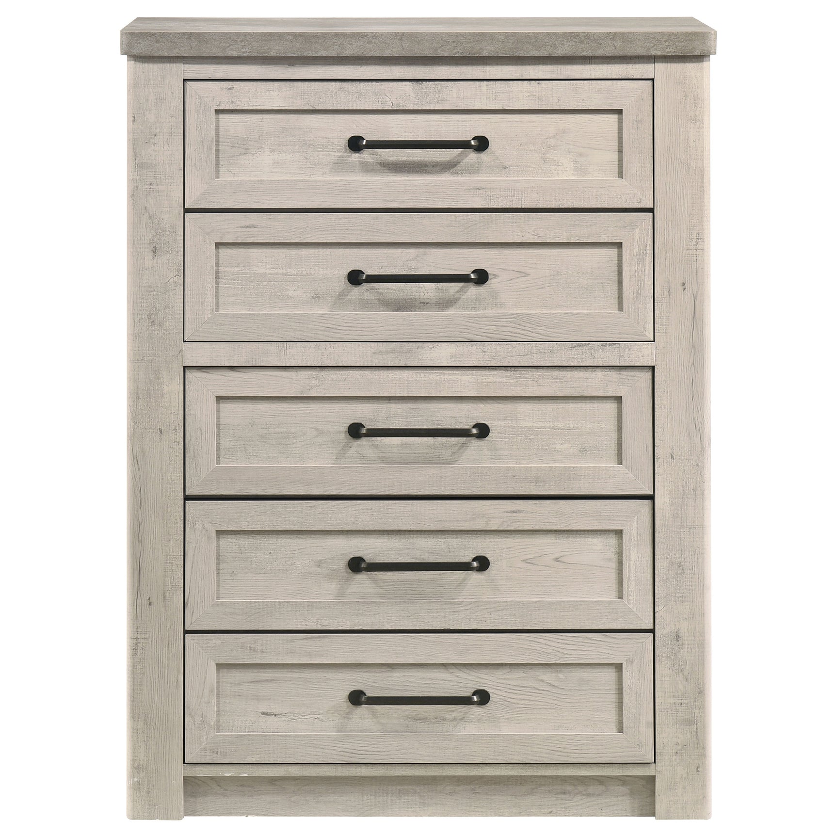 Nevado Grey / Weathered Taupe Chest - Ornate Home
