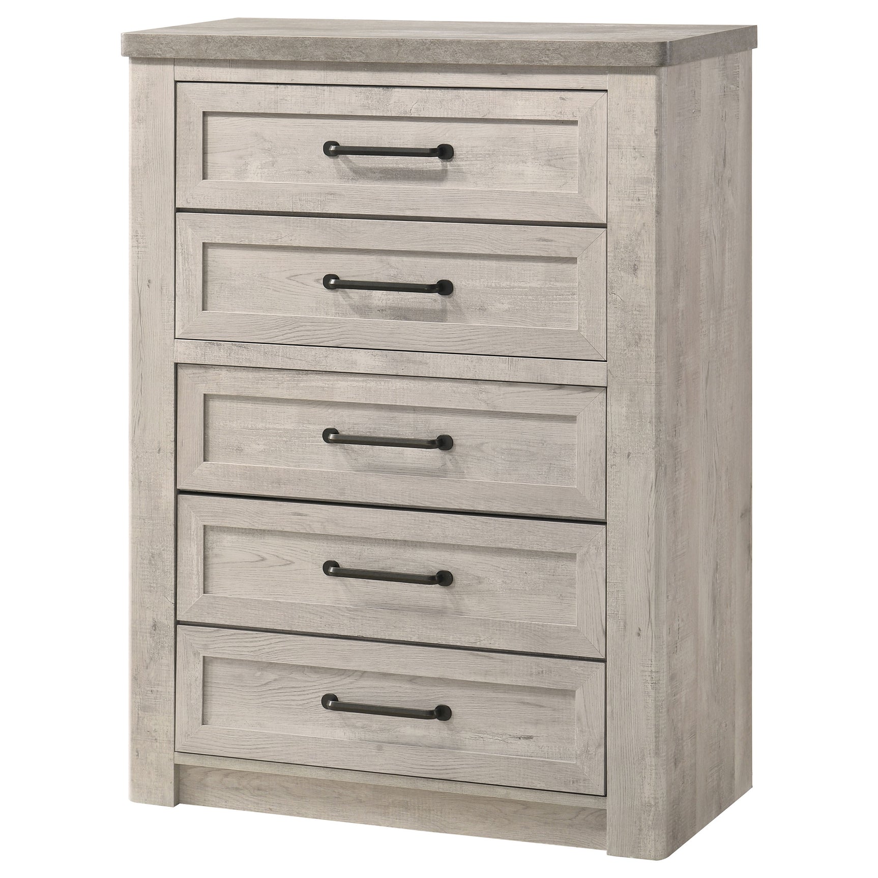 Nevado Grey / Weathered Taupe Chest - Ornate Home