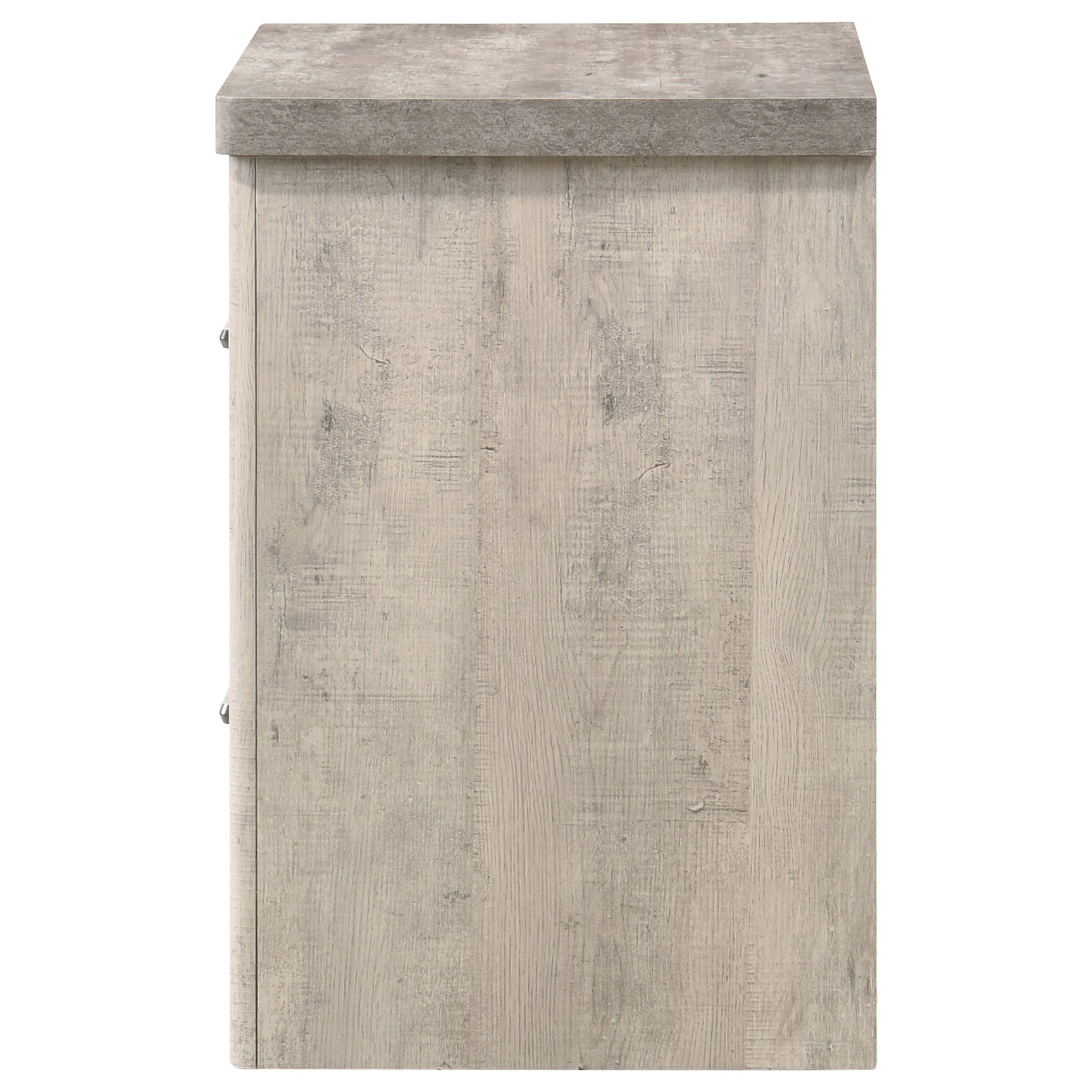 Nevado Grey / Weathered Taupe Nightstand - Ornate Home