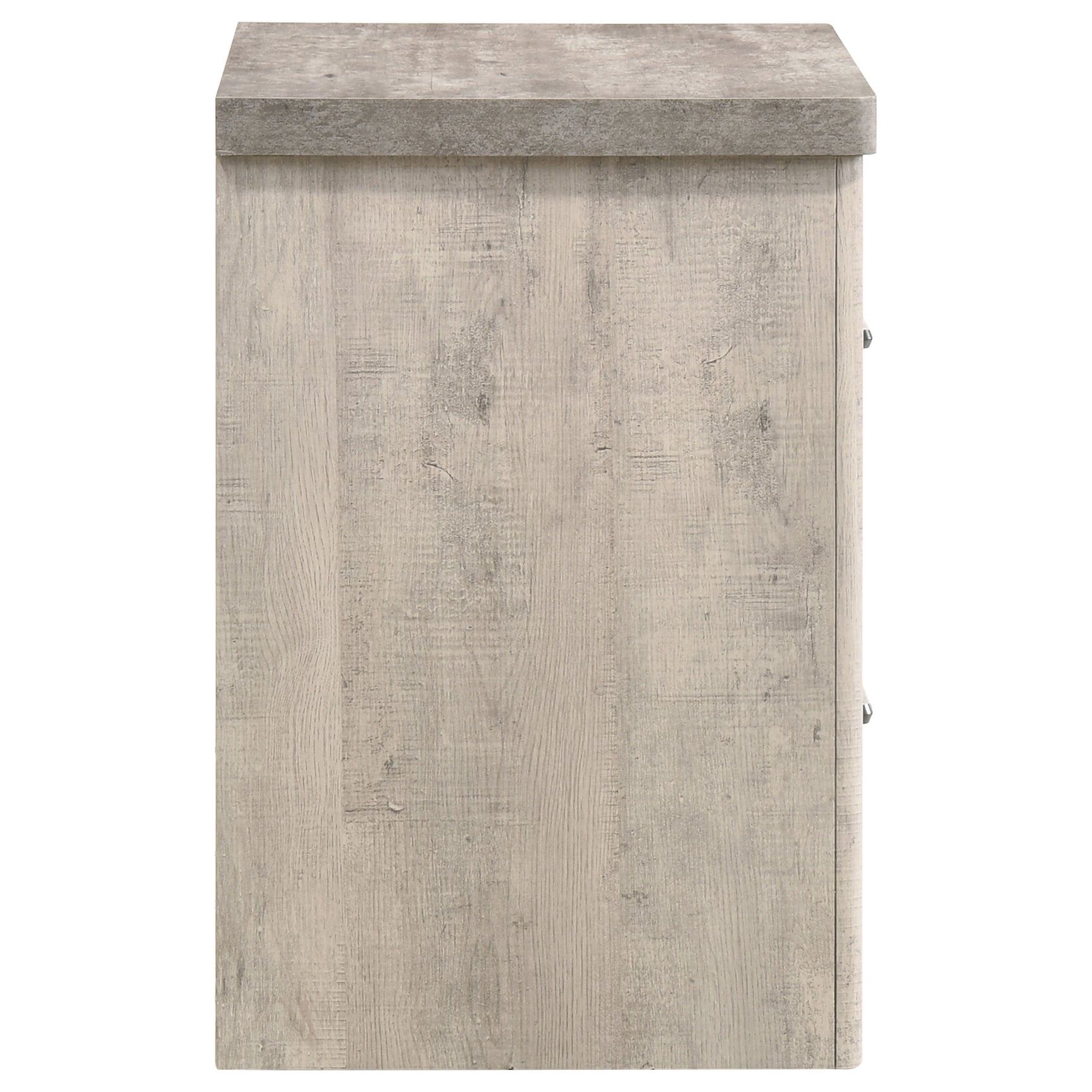 Nevado Grey / Weathered Taupe Nightstand - Ornate Home