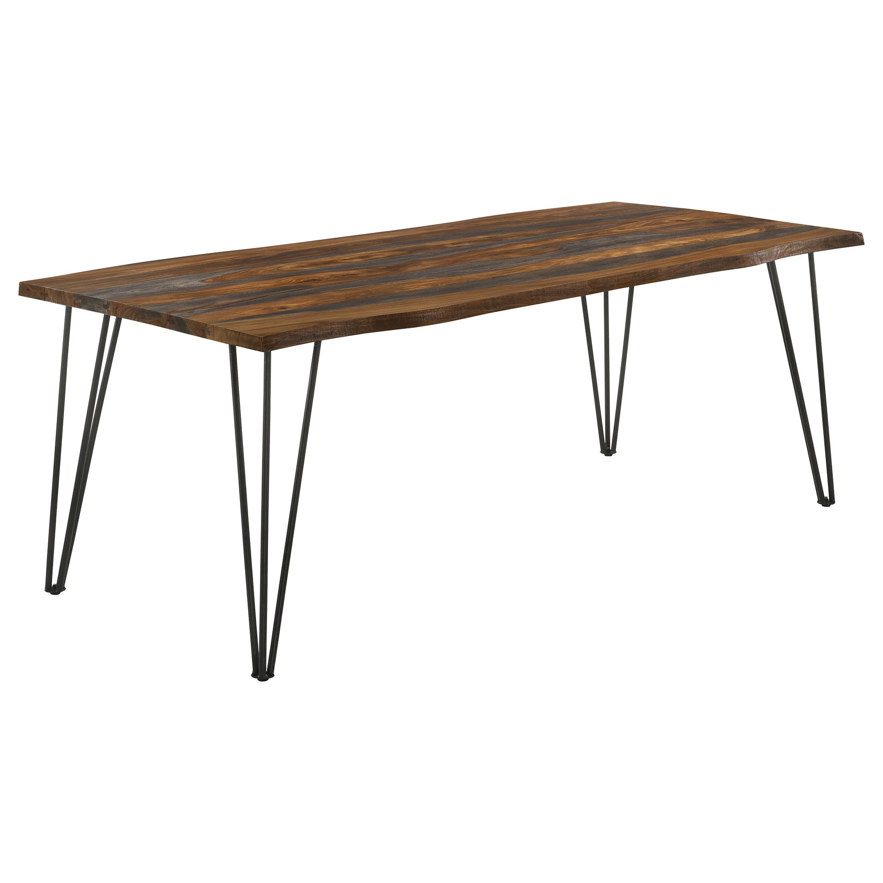 Neve Grey Sheesham 80-inch Live Edge Dining Table - Ornate Home