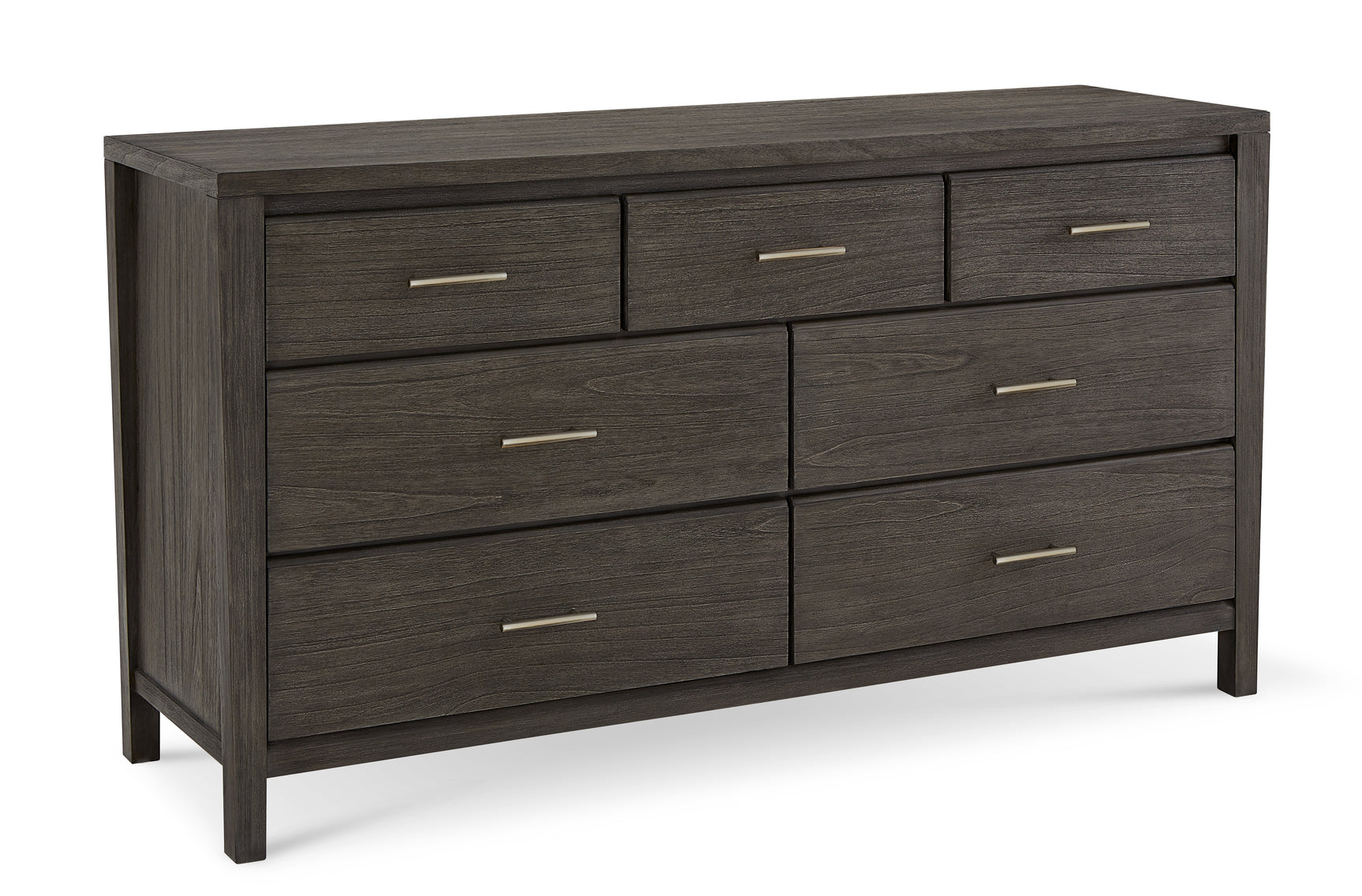 Nevis Seven Drawer Dresser in Sharkskin - Ornate Home