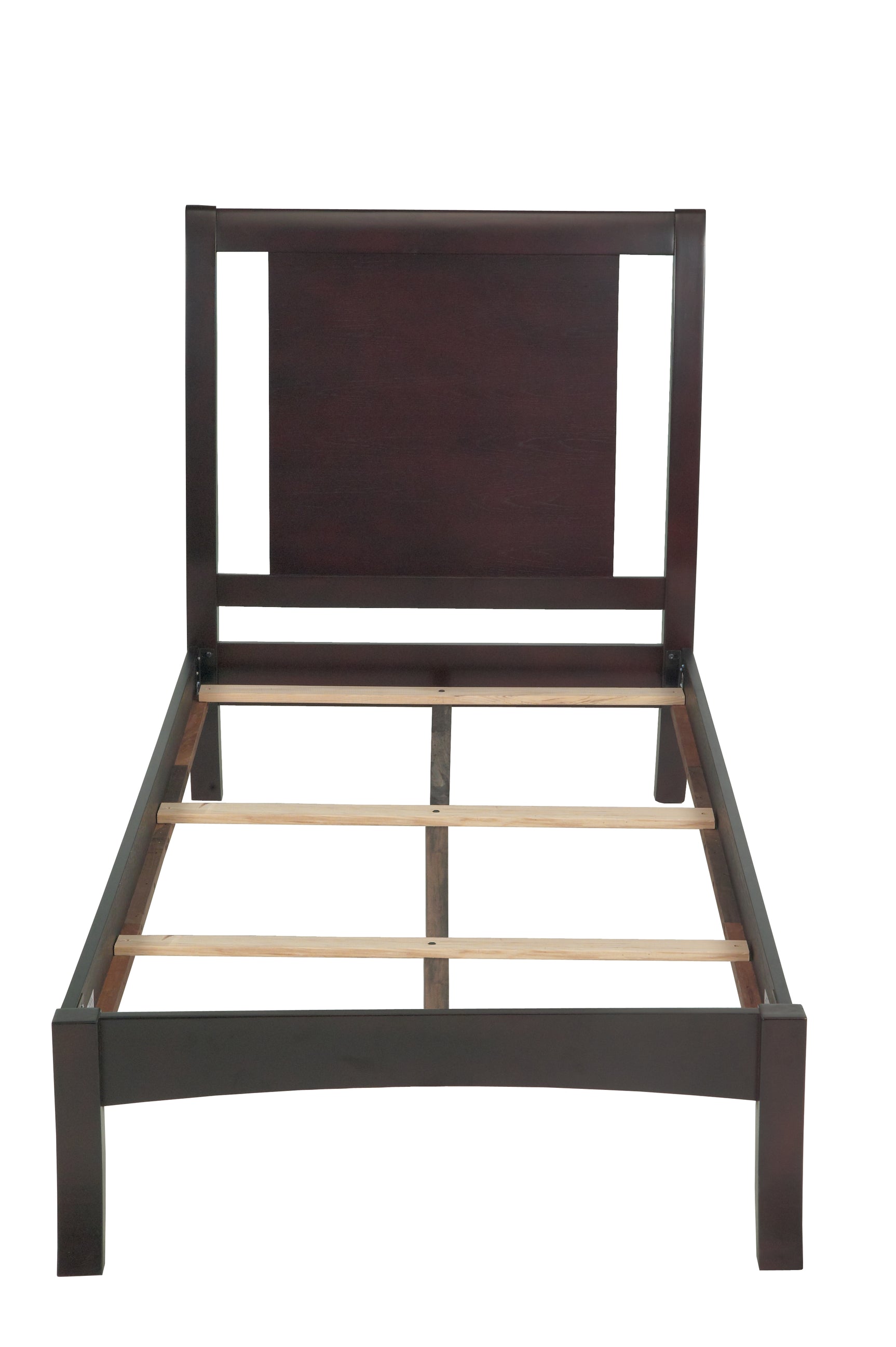 Nevis Wood Full Sleigh Bed in Espresso - Ornate Home