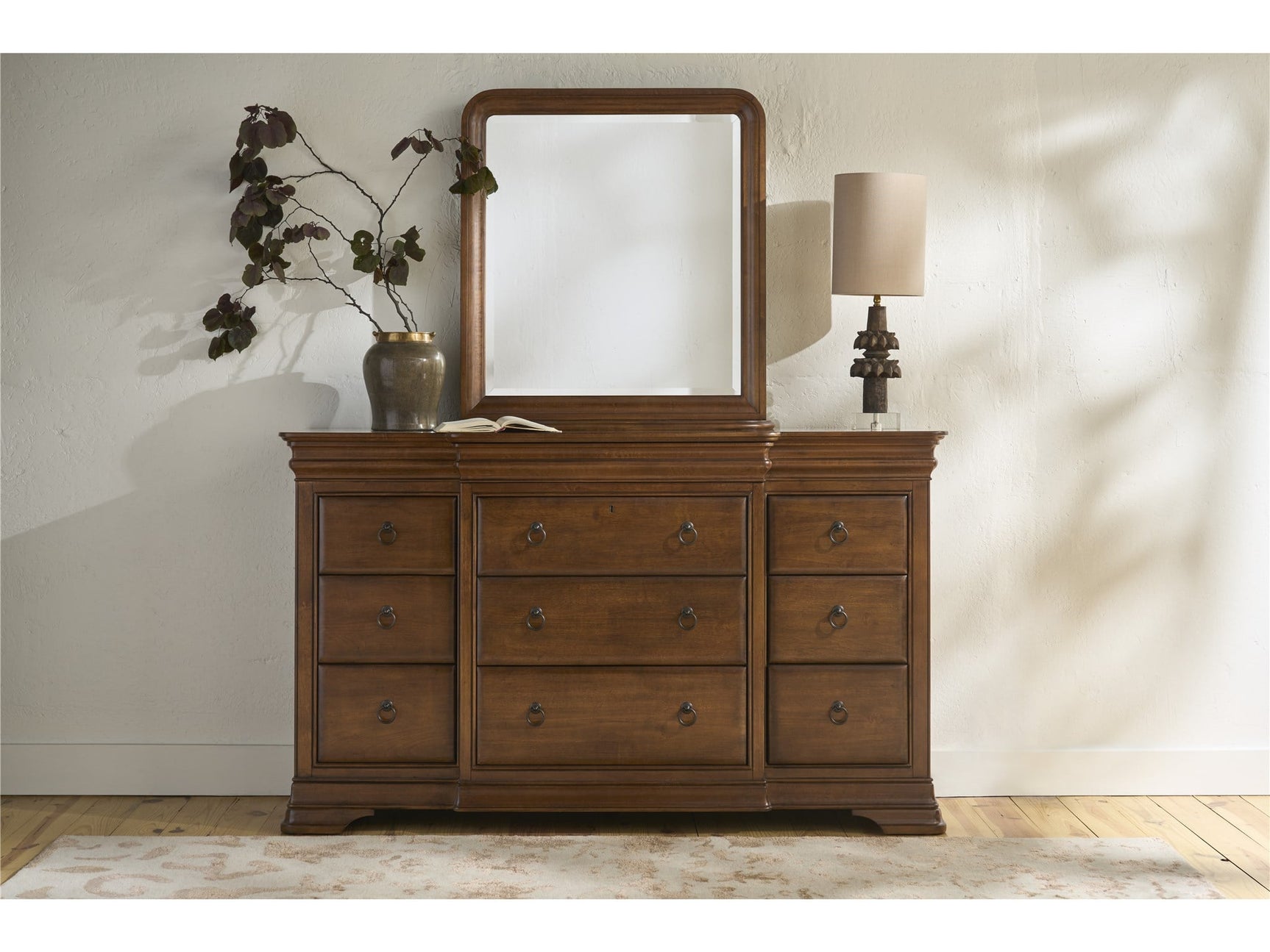 New Lou Cognac Drawer Dresser - Ornate Home