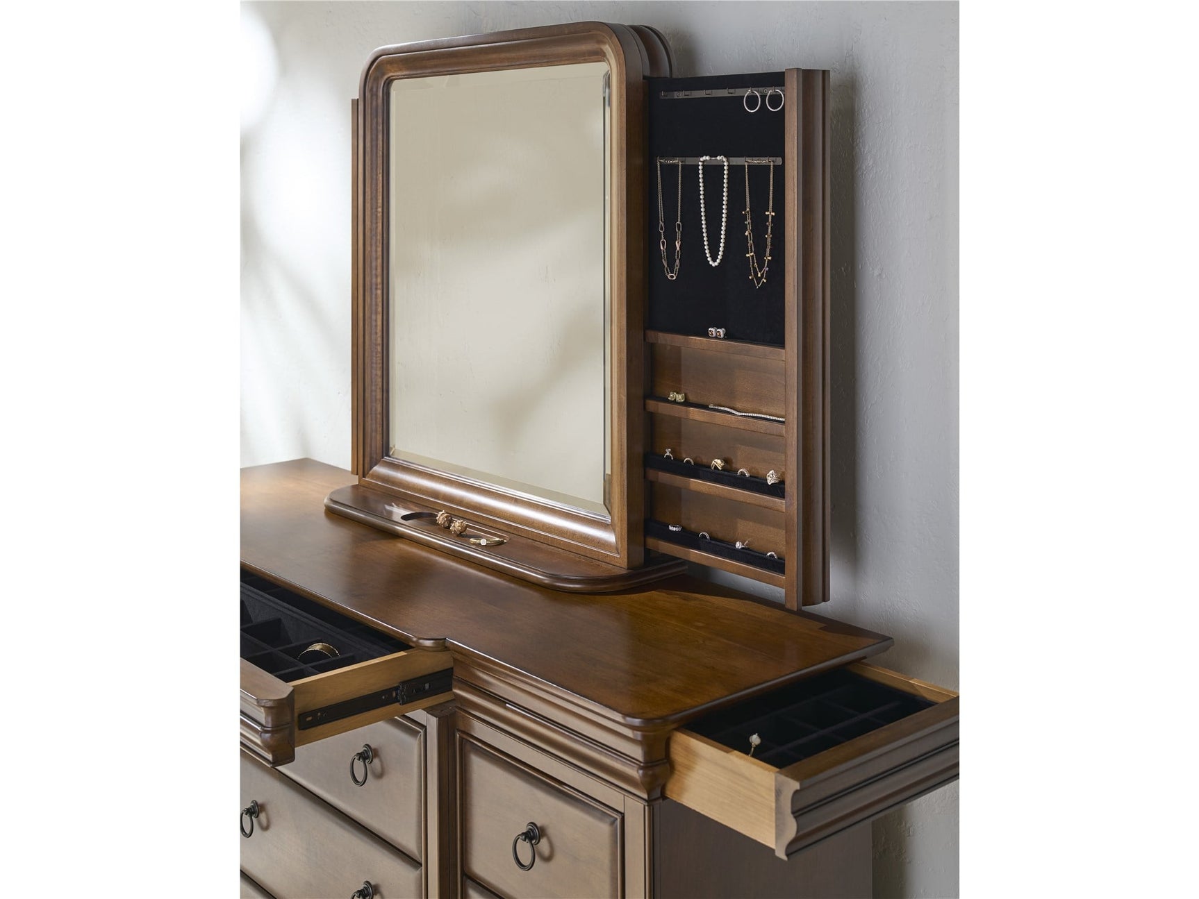 New Lou Cognac Drawer Dresser - Ornate Home