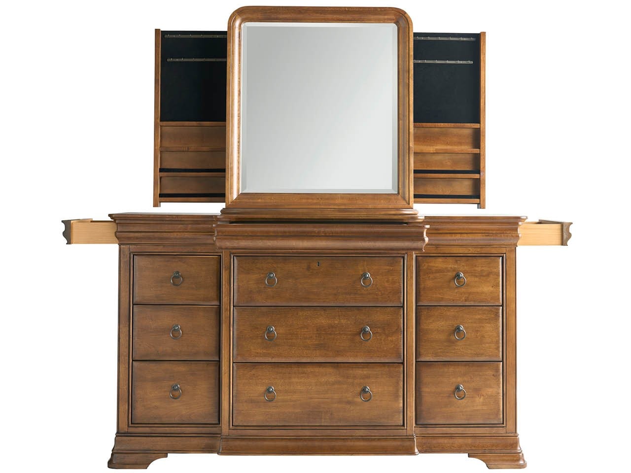 New Lou Cognac Drawer Dresser - Ornate Home
