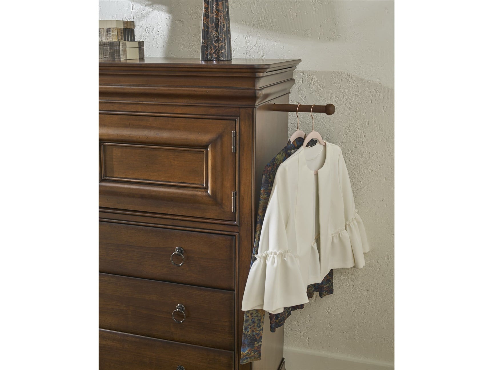 New Lou Cognac Dressing Chest - Ornate Home