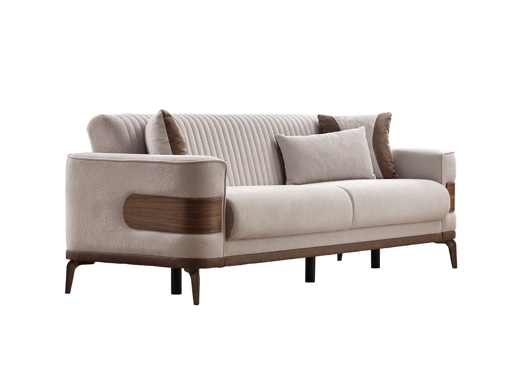 New Mood Cream 3-pieces (Sofa & Loveseat & Chair) Living Room Set