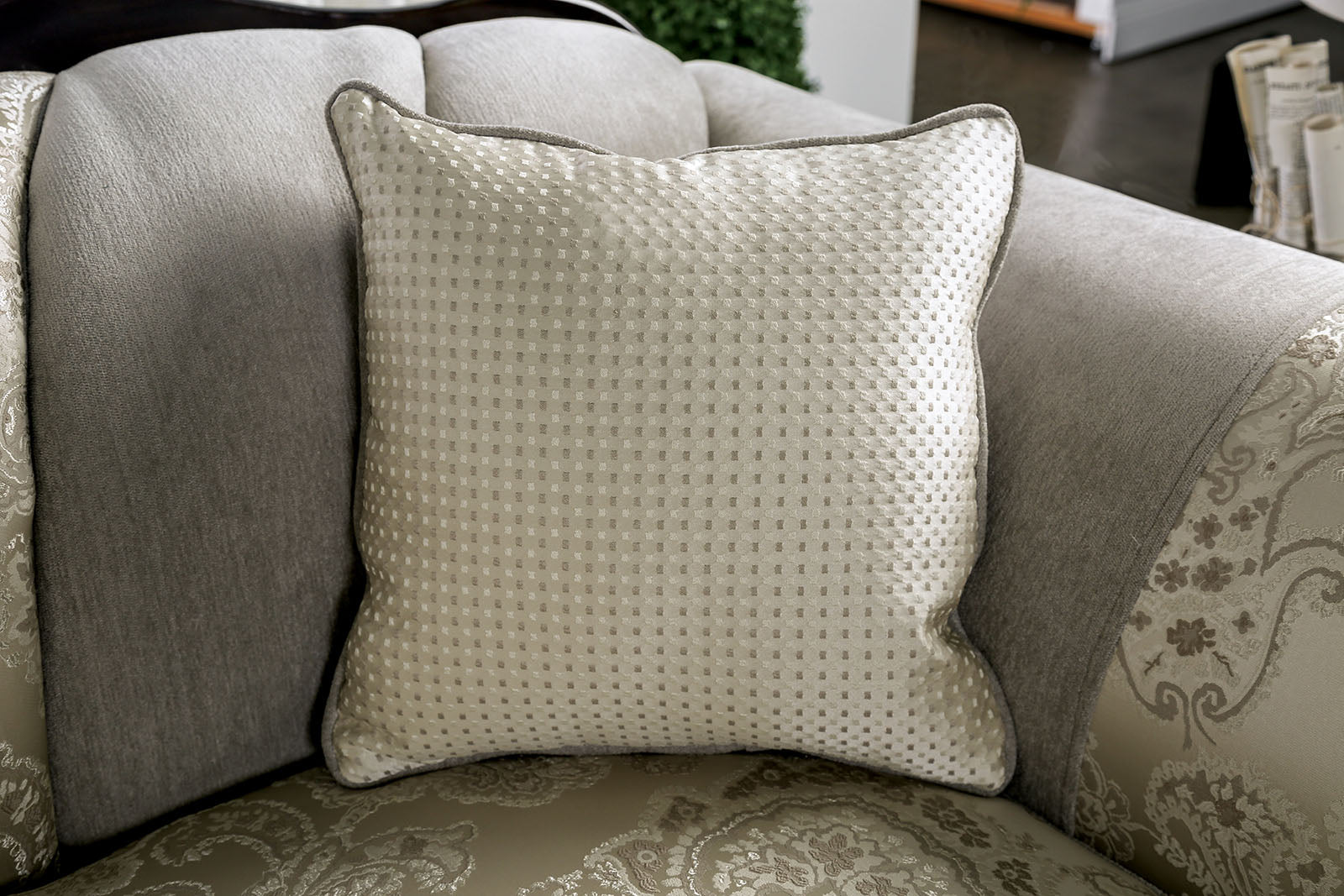 Newdale Ivory Loveseat - Ornate Home