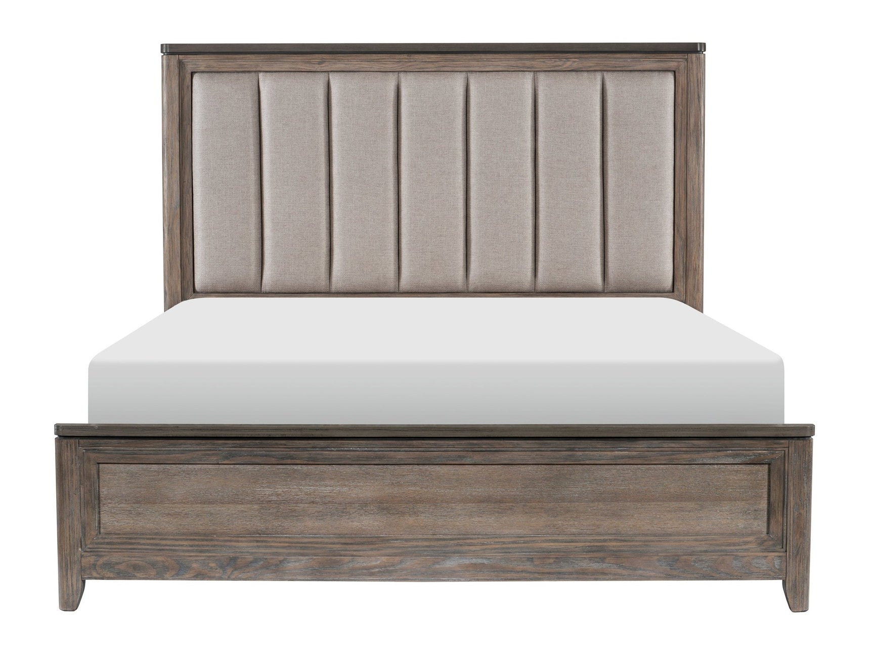 Newell Gray/Oak California King Bed - Ornate Home