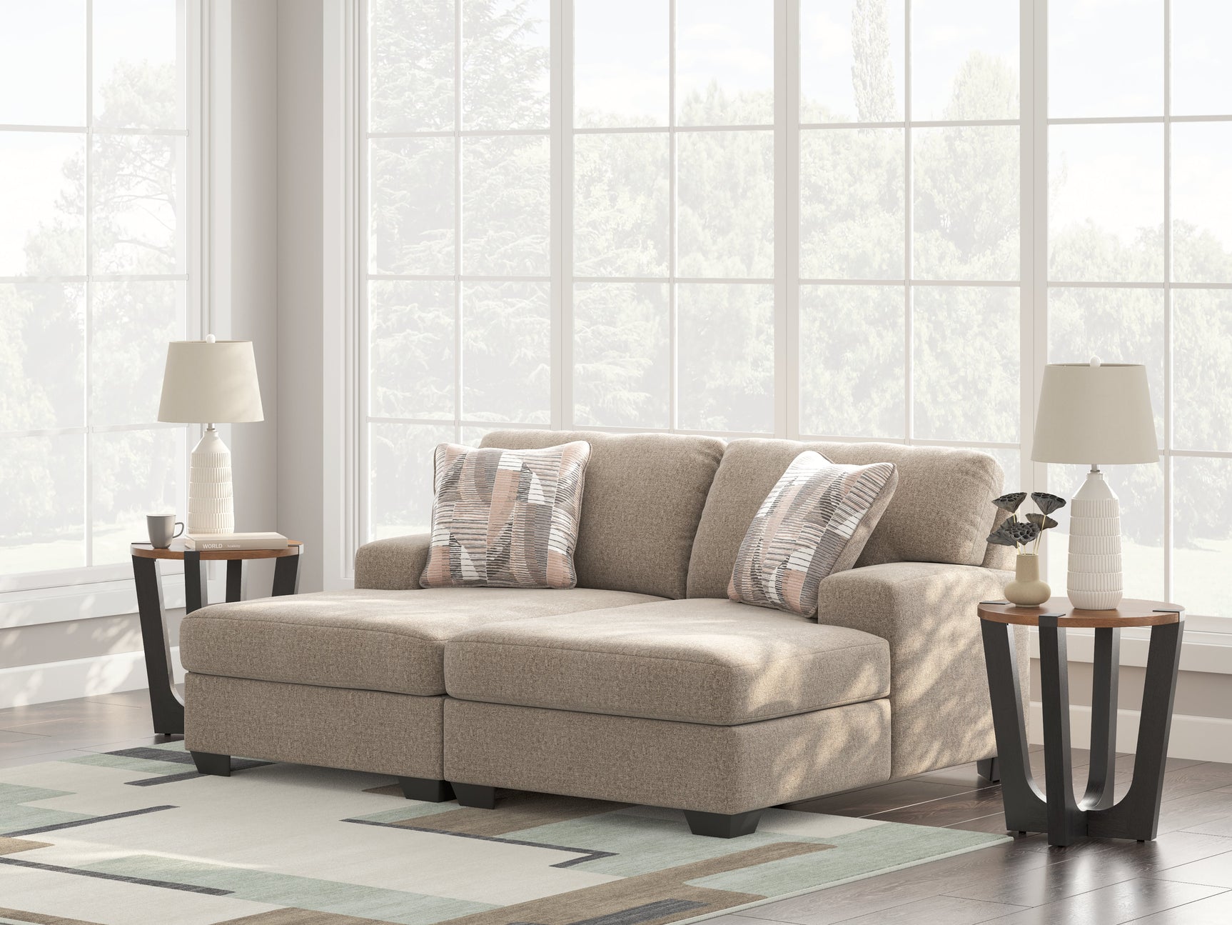 Newellen Hemp 2-Piece Super Chaise (Online Special Price) - Ornate Home