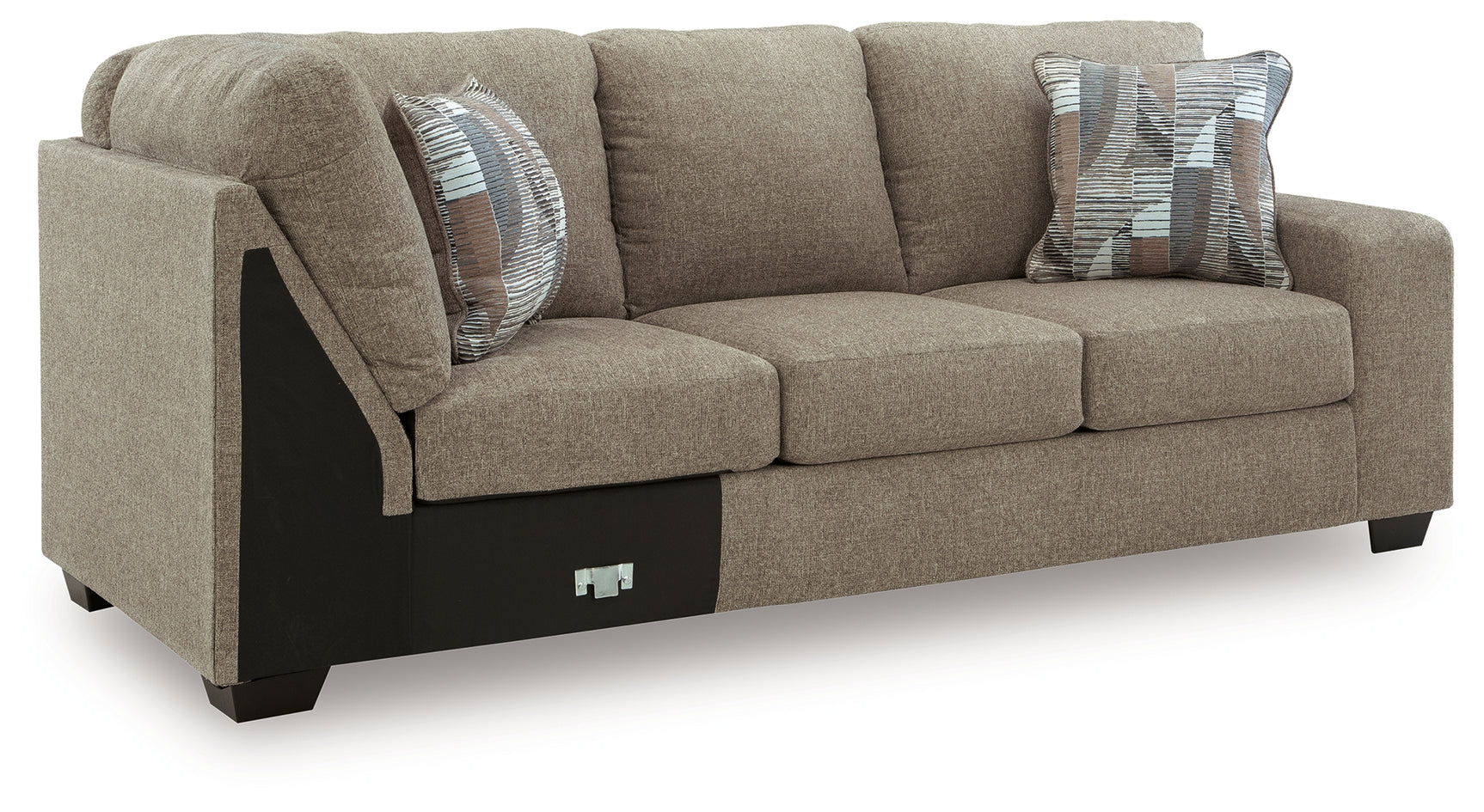 Newellen Hemp 3-Piece Sectional and Oversized Ottoman (Online Special Price) - Ornate Home