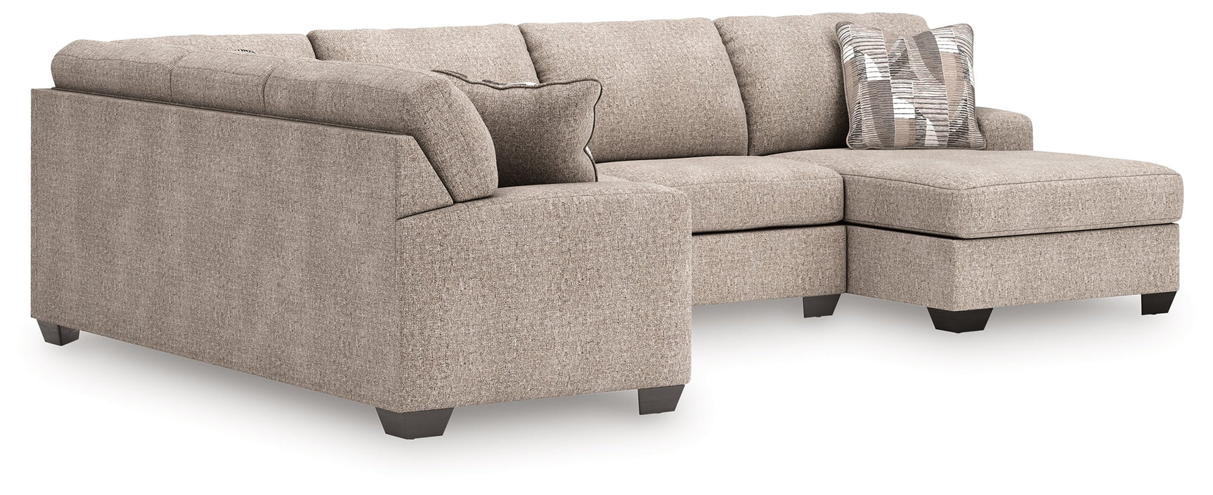 Newellen Hemp 3-Piece Sectional with Right Chaise (Online Special Price) - Ornate Home