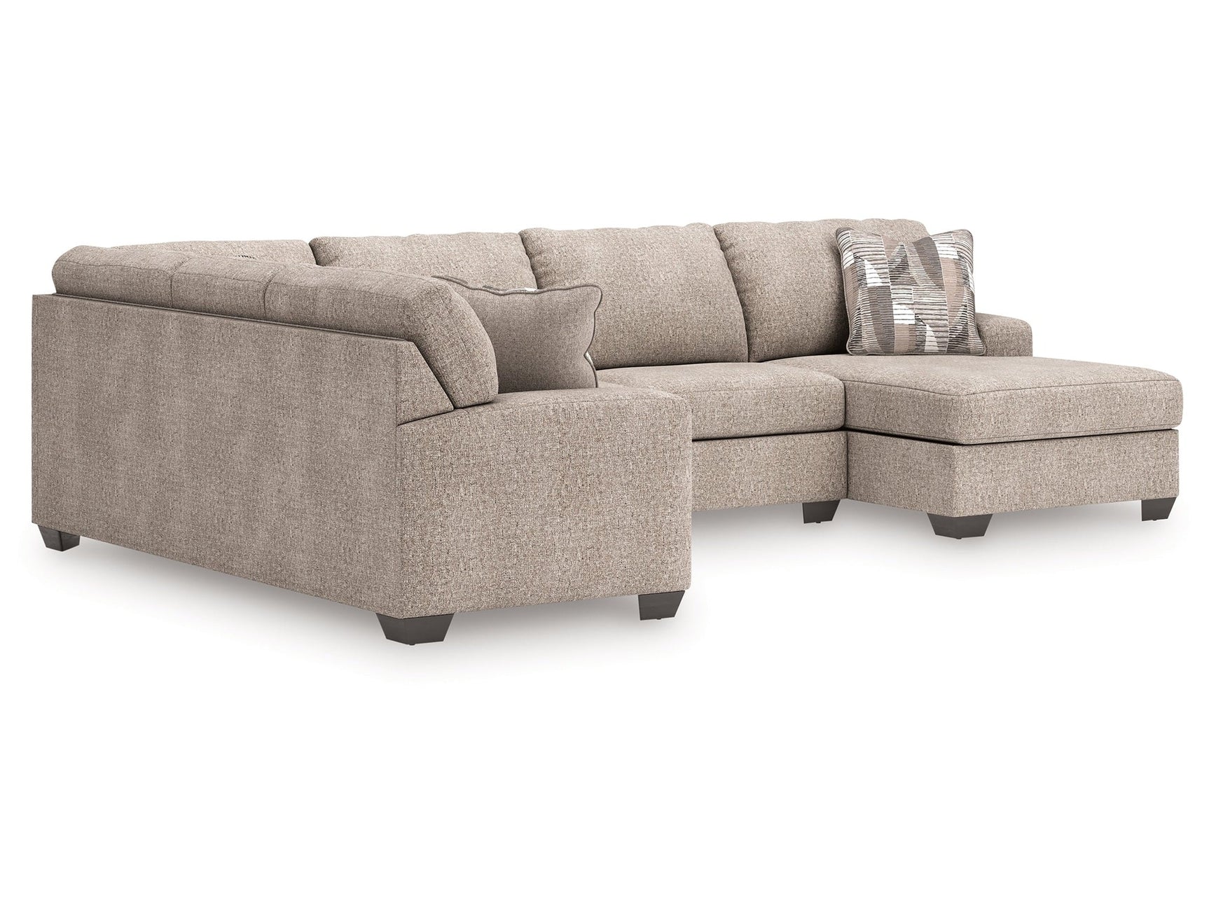 Newellen Hemp 3-Piece Sleeper Sectional with Right Chaise (Online Special Price) - Ornate Home