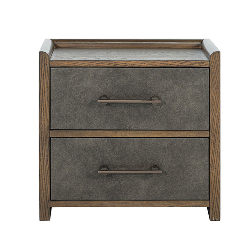Newent Dark Walnut 4 Pc Queen Bedroom Set - Ornate Home