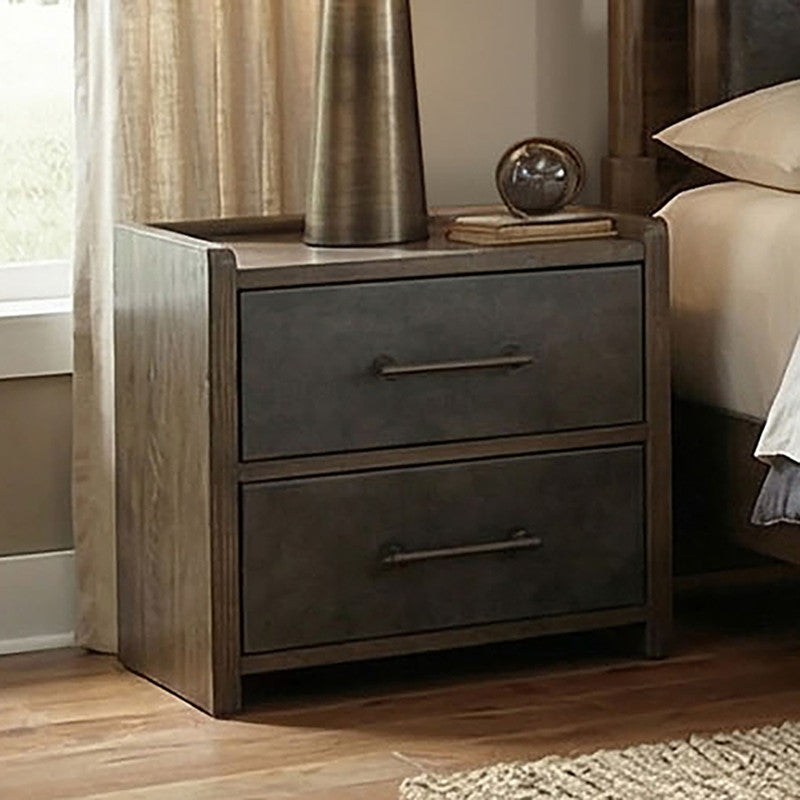 Newent Dark Walnut Nightstand - Ornate Home