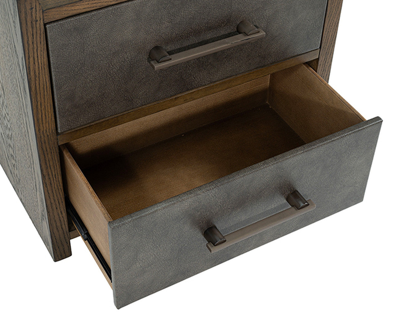 Newent Dark Walnut Nightstand - Ornate Home