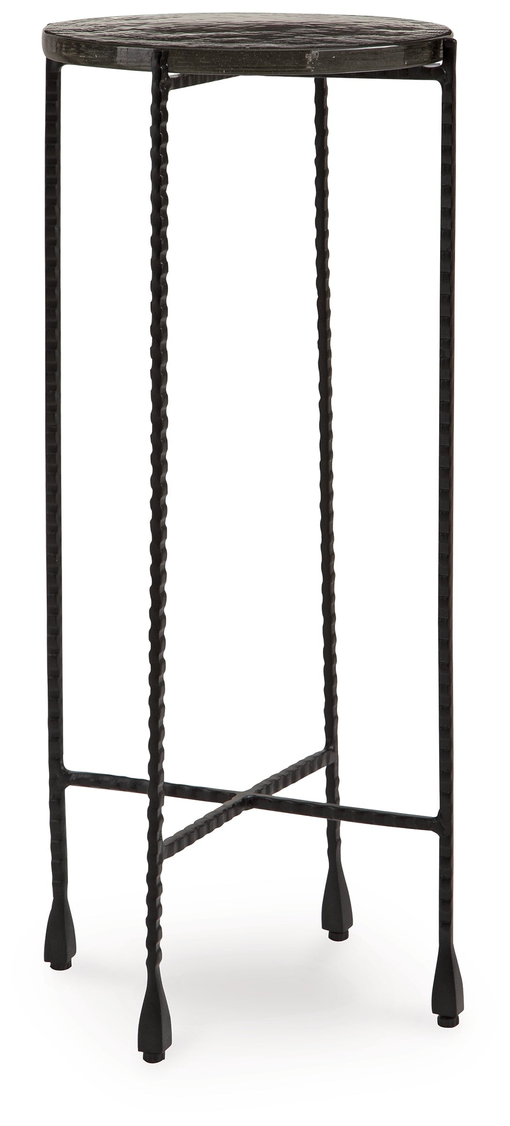 Newgoren Clear/Black Accent Table - Ornate Home