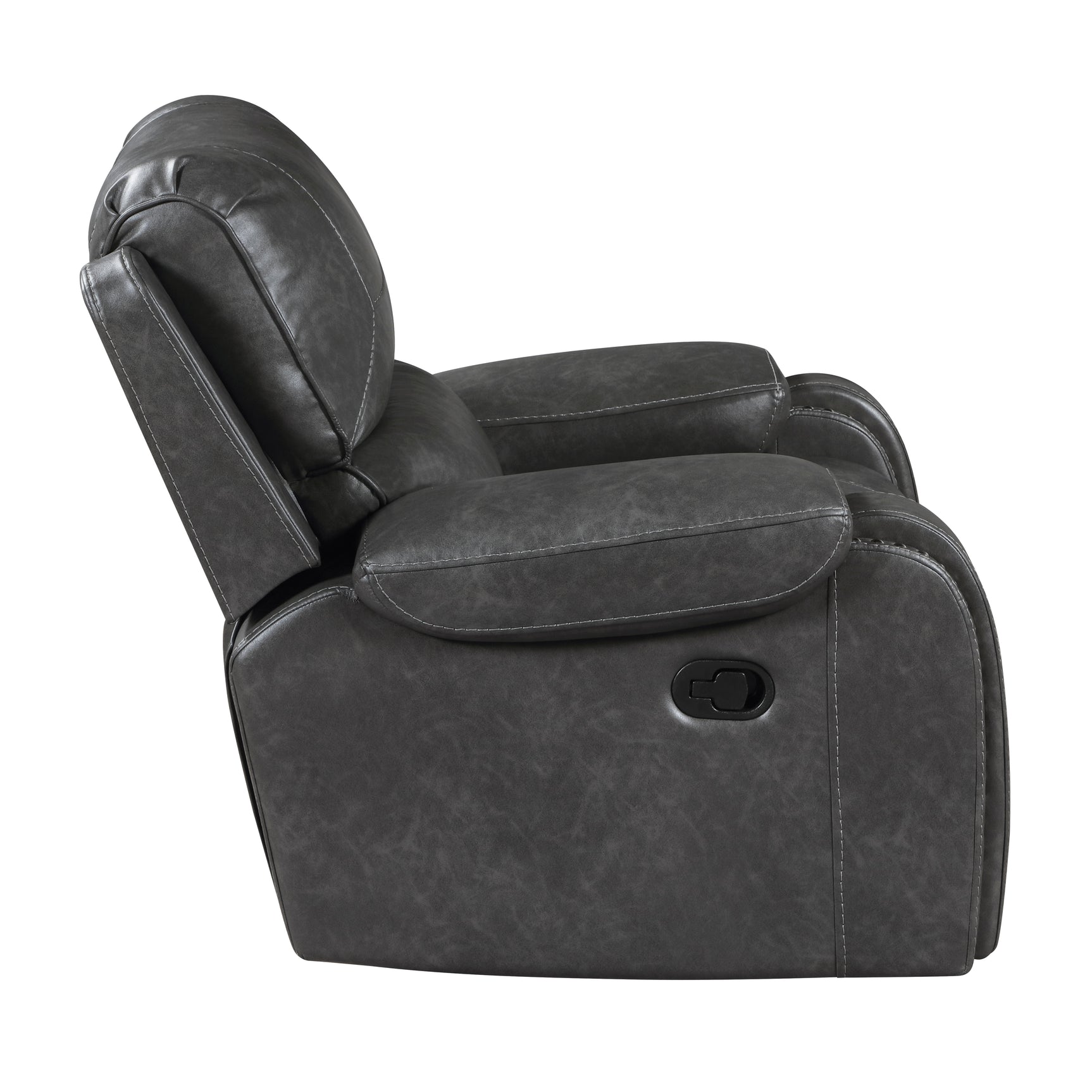 Newnan Gray Swivel Glider Reclining Chair - Ornate Home