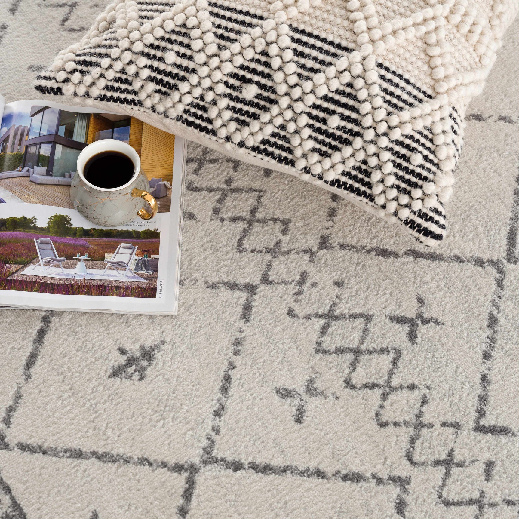 Newville Moroccan Trellis Rug - Clearance - Ornate Home