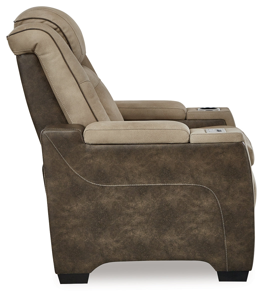 Next-Gen DuraPella Sand Power Recliner (Online Special Price) - Ornate Home