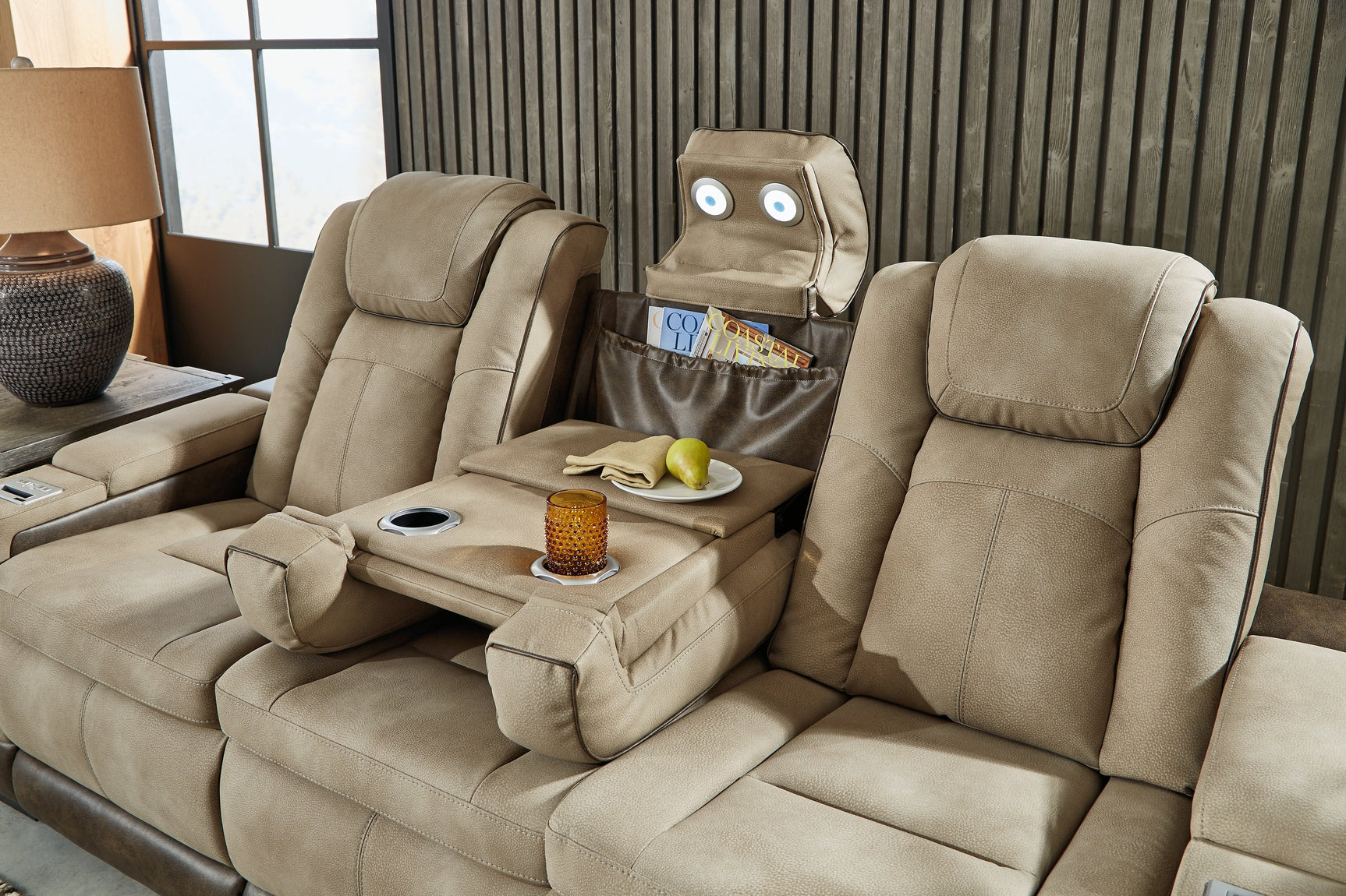 Next-Gen DuraPella Sand Power Reclining Sofa, Loveseat and Recliner (Online Special Price) - Ornate Home